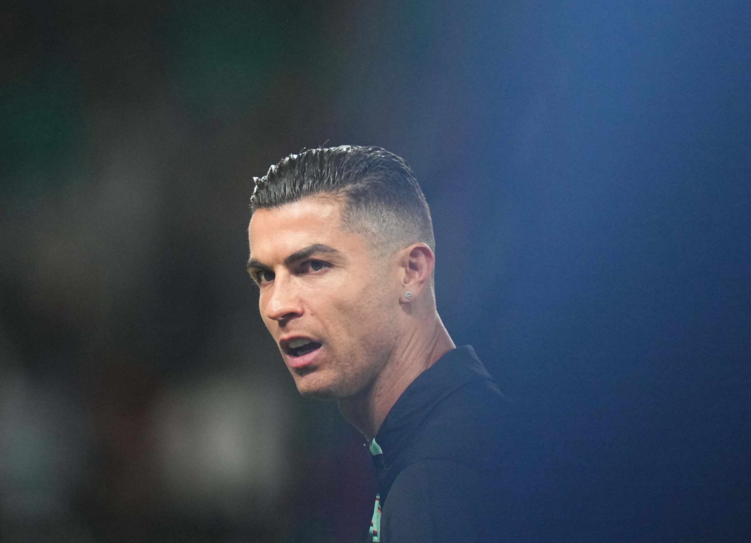 March 23 2025: Cristiano Ronaldo of Portugal  looks on during a UEFA Nations League game, Portugal vs Denmark, at Josa Alvalade Stadium, Lissabon, Portugal. Ulrik Pedersen/CSM/Sipa USA (Credit Image: © Ulrik Pedersen/Cal Sport Media/Sipa USA)
2025.03.23 Lizbona
pilka nozna liga narodow
Portugalia - Dania 
Foto Cal Sport Media/SIPA USA/PressFocus

!!! POLAND ONLY !!!
