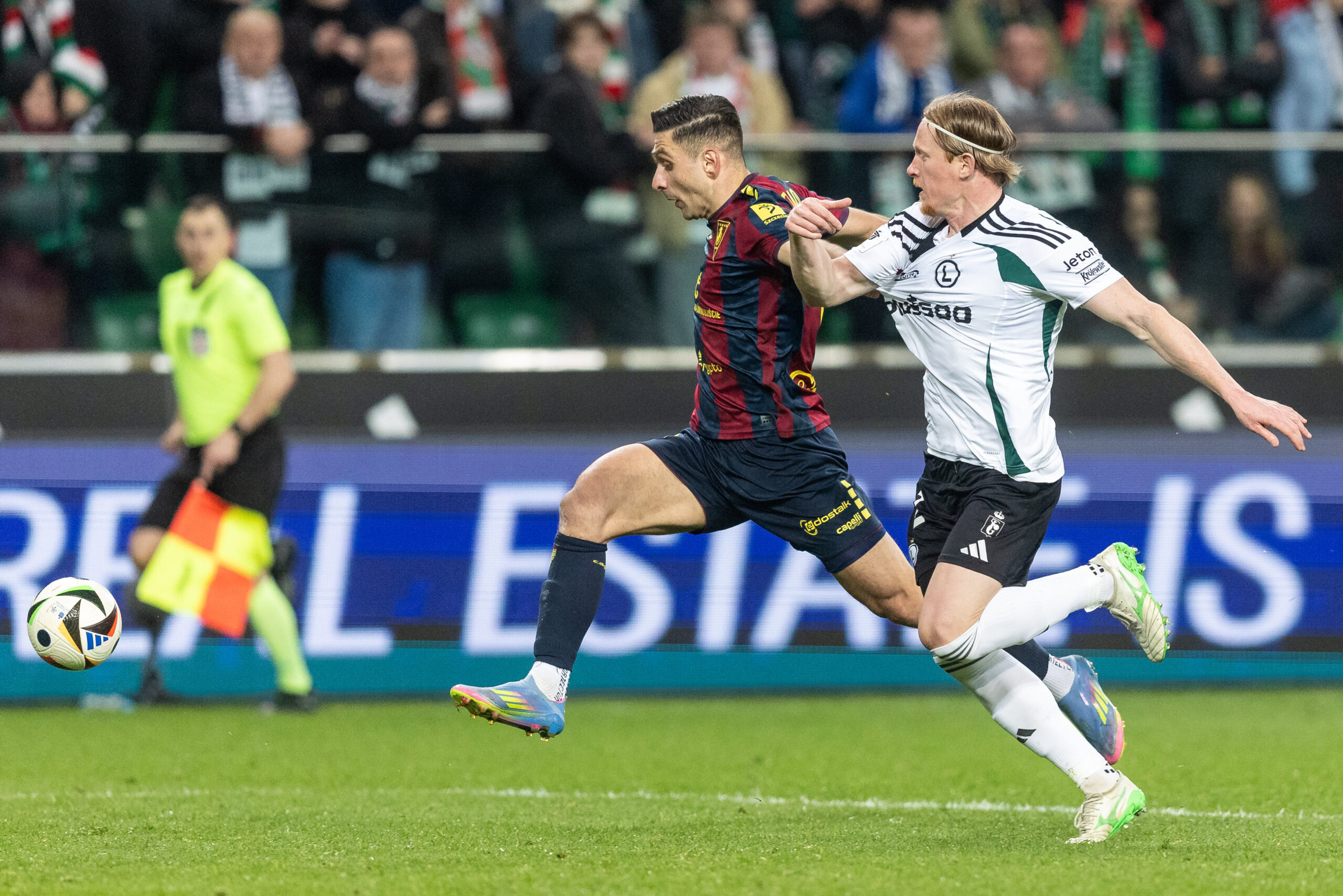 2025.03.28 Warszawa
pilka nozna PKO Ekstraklasa sezon 2024/2025
Legia Warszawa - Pogon Szczecin
N/z Efthymios Koulouris (Pogon), Radovan Pankov (Legia)
Foto Tomasz Jastrzebowski / Foto Olimpik / PressFocus

2025.03.28 Warszawa
Football - Polish PKO Ekstraklasa season 2024/2025
Legia Warszawa - Pogon Szczecin
Efthymios Koulouris (Pogon), Radovan Pankov (Legia)
Credit: Tomasz Jastrzebowski / Foto Olimpik / PressFocus
