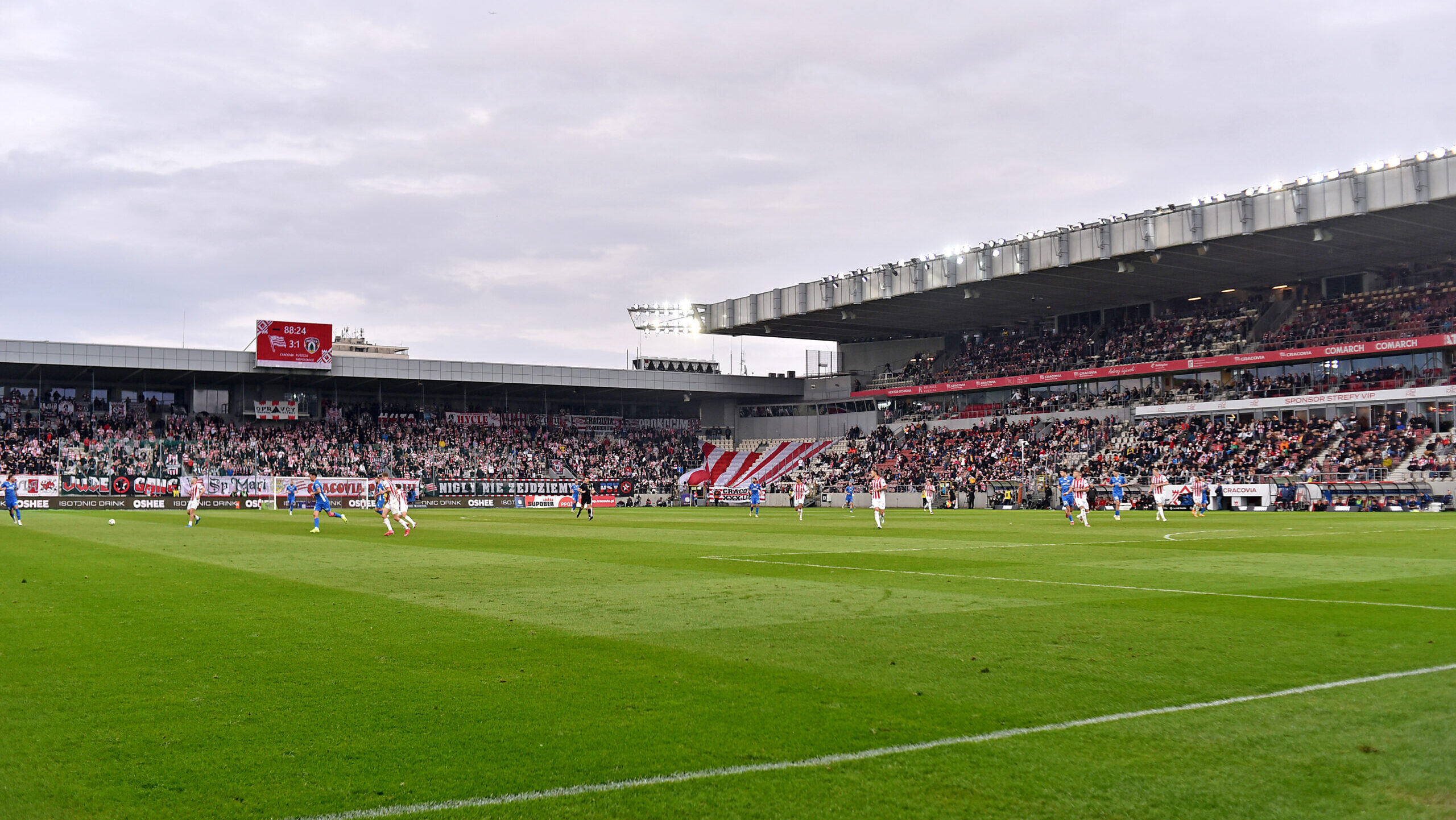 2025.03.29 Krakow
Pilka nozna , PKO BP Ekstraklasa sezon 2024/25
Cracovia Krakow - Puszcza Niepolomice
N/z Stadion Cracovii
Foto Krzysztof Porebski / PressFocus
2025.03.29 Krakow
Football Polish top league , 2024/2025 season
Cracovia Krakow - Puszcza Niepolomice
Stadion Cracovii
Credit: Krzysztof Porebski / PressFocus