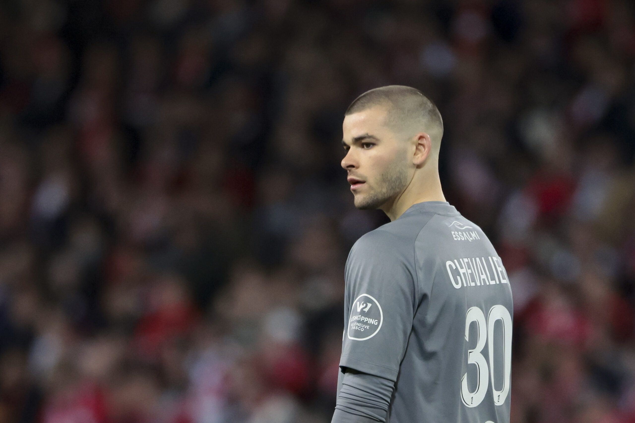 Lille goalkeeper Lucas Chevalier during the French championship Ligue 1 football match between Lille OSC (LOSC) and Racing Club de Lens (RC Lens, RCL) on March 30, 2025 at Stade Pierre Mauroy, Decathlon Arena in Villeneuve-d'Ascq near Lille, France (Photo by /Sipa USA)
2025.03.31 Lille
pilka nozna liga francuska
LOSC Lille - RC Lens
Foto IPA/SIPA USA/PressFocus
!!! POLAND ONLY !!!