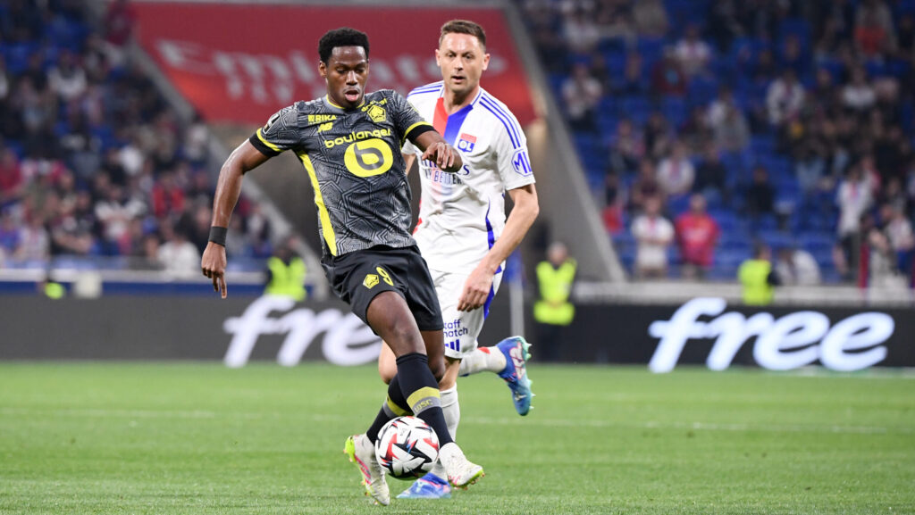 09 Jonathan Christian DAVID (losc) during the Ligue 1 MCDonald&#039;s match between Lyon and Lille on April 5, 2025 at Groupama Stadium in Lyon, France. (Photo by Philippe Lecoeur/FEP/Icon Sport/Sipa USA)
2025.04.05 Lyon
pilka nozna liga francuska
Olympique Lyon - LOSC Lille
Foto Icon Sport/SIPA USA/PressFocus

!!! POLAND ONLY !!!