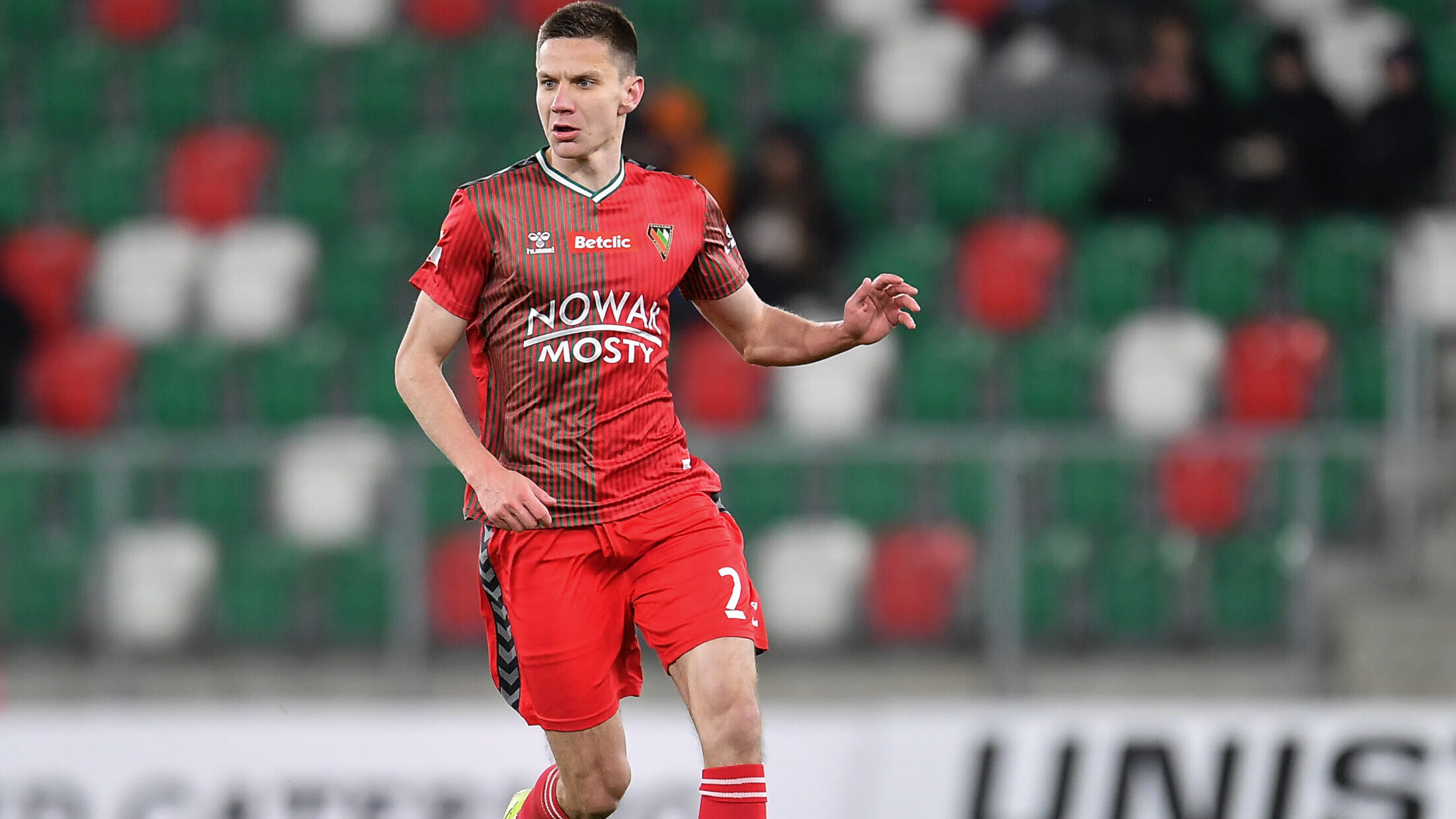2025.04.05 Sosnowiec
Pilka nozna Betclic 2. Liga sezon 2024/2025
Zaglebie Sosnowiec - Olimpia Elblag
N/z Oleksij Bykov
Foto Mateusz Sobczak / PressFocus

2025.04.05 Sosnowiec
Football Polish second league - third level 2024/25 season
Zaglebie Sosnowiec - Olimpia Elblag
Oleksij Bykov
Credit: Mateusz Sobczak / PressFocus