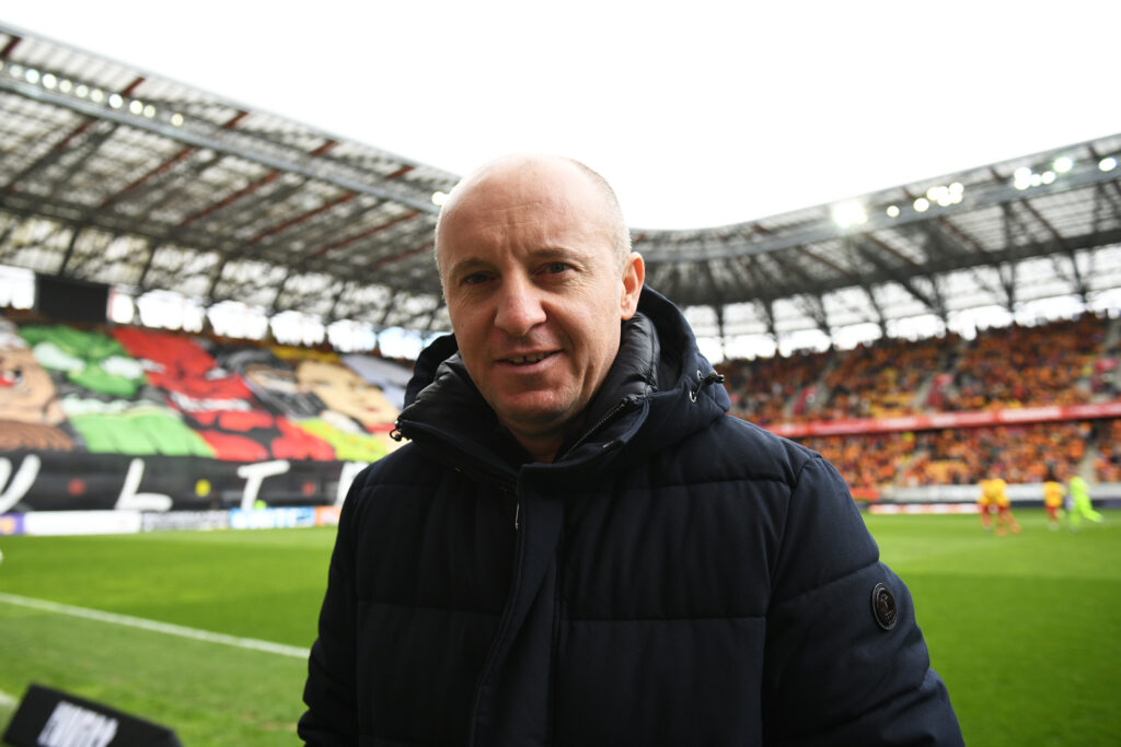 2025.04.06 Bialystok Pilka nozna PKO Ekstraklasa sezon 2024/2025 27. kolejka rozgrywek Jagiellonia Bialystok (zolto-czerwone) - Piast Gliwice N/z Aleksandar Vukovic trener Piasta Gliwice szkoleniowiec coach Foto Michal Kosc / PressFocus 
2025.04.06 Bialystok Football Polish PKO Ekstraklasa season 2024/2025 Jagiellonia Bialystok - Piast Gliwice Credit Michal Kosc / PressFocus
