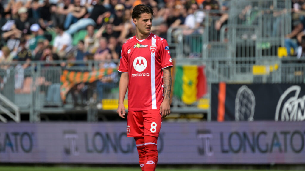 AC Monza&#039;s Kacper Urbanski during thirty-second Serie A soccer match between Venezia and Monza, at the Pier Luigi Penzo Stadium in Venezia, Italy - Saturday, April 12, 2025. Sport - Soccer (Photo AC Monza/LaPresse by Studio Buzzi) (Photo by Photo AC Monza/LaPresse by Studi/Sipa USA)
2025.04.12 Wenecja
pilka nozna liga wloska
Venezia FC - AC Monza
Foto LaPresse/SIPA USA/PressFocus

!!! POLAND ONLY !!!