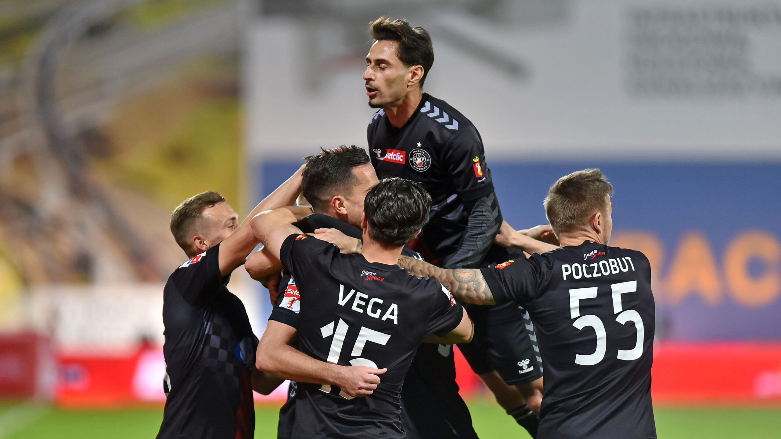 2025.04.14 Nieciecza
Pilka nozna , Betclic I liga , sezon 2024/25
Bruk-Bet Termalica Nieciecza - Polonia Warszawa
N/z Pilkarze Polonii, radosc po bramce na 0-1, gol, bramka
Foto Krzysztof Porebski / PressFocus

2025.04.14 Nieciecza
Football , Polish league, second level , 2024/2025 season
Bruk-Bet Termalica Nieciecza - Polonia Warszawa
Pilkarze Polonii, radosc po bramce na 0-1, gol, bramka
Credit: Krzysztof Porebski / PressFocus