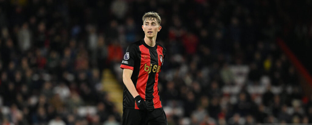 Bournemouth v Fulham Premier League 14/04/2025. Dean Huijsen 2 of AFC Bournemouth during the Premier League match between Bournemouth and Fulham at the Vitality Stadium, Bournemouth, England on 14 April 2025. Bournemouth Vitality Stadium Dorset England Editorial use only DataCo restrictions apply See www.football-dataco.com , Copyright: xGrahamxHuntx PSI-21832-0132
2025.04.14 Bournemouth
pilka nozna , liga angielska
AFC Bournemouth - Fulham
Foto IMAGO/PressFocus

!!! POLAND ONLY !!!