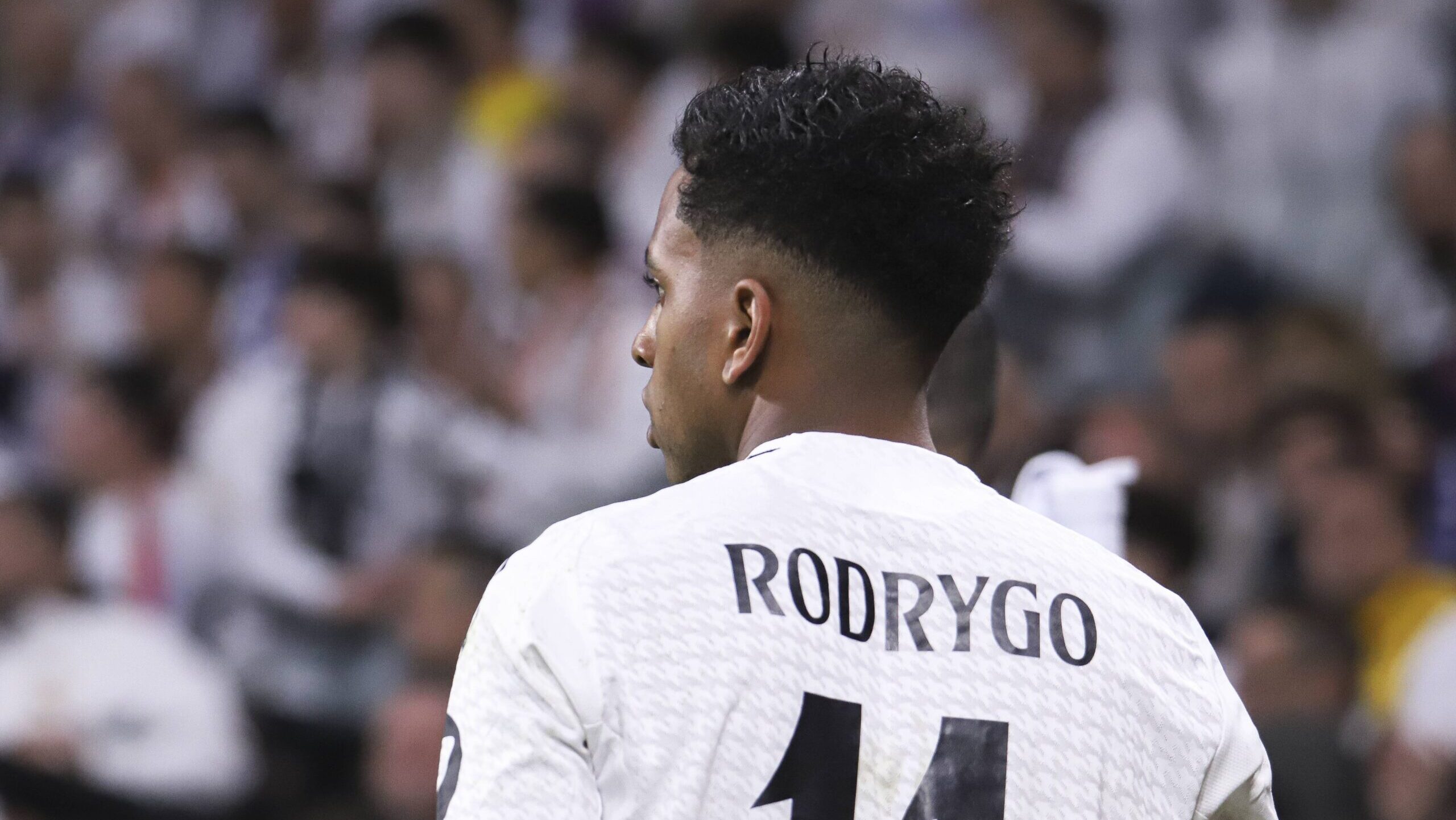 UEFA Champions League soccer match Real Madrid vs Arsenal at Santiago Bernabeu stadium in Madrid. Spain 16 April 2025
Rodrygo

(Photo by Cordon Press/Sipa USA)
2025.04.16 Madryt
pilka nozna liga mistrzow
Real Madryt - Arsenal Londyn
Foto Cordon/SIPA USA/PressFocus

!!! POLAND ONLY !!!