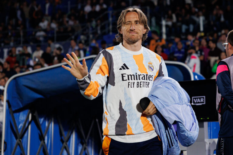 Luka Modric of Real Madrid CF seen in action during LaLiga EA SPORTS game between teams of Getafe CF and Real Madrid CF at Estadio Coliseum. Final score Getafe CF 0 : 1 Real Madrid CF (Photo by Maciej Rogowski / SOPA Images/Sipa USA)
2025.04.23 Madryt
pilka nozna liga hiszpanska
Getafe CF - Real Madryt
Foto SOPA Images/SIPA USA/PressFocus
!!! POLAND ONLY !!!
