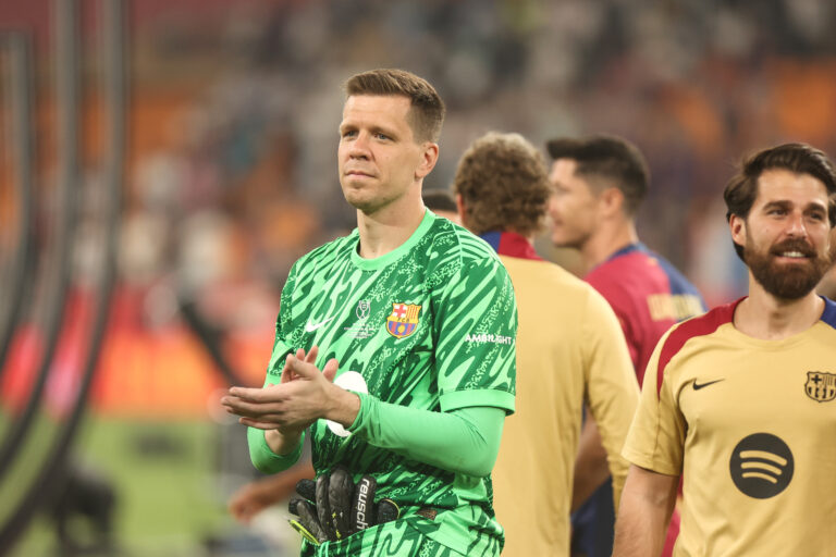 2025.04.26 Estadio La Cartuja Sevilla
pilka nozna Copa del Rey Puchar Krola Hiszpanii final 2025
FC Barcelona - Real Madryt CF
N/z Barcelona medal puchar dekoracja radosc Wojciech Szczesny
Foto Szymon Gorski / PressFocus
2025.04.26 Estadio La Cartuja Sevilla
Football Spanish Cup Copa del Rey final 2025
FC Barcelona - Real Madryt CF
Barcelona medal puchar dekoracja radosc Wojciech Szczesny
Credit: Szymon Gorski / PressFocus
