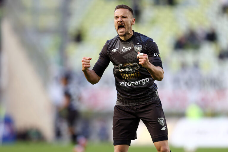 2025.04.26 Gdansk Pilka nozna PKO BP Ekstraklasa sezon 2024/2025 Lechia Gdansk - Piast Gliwice N/z Tomas Huk gol bramka radosc Foto Piotr Matusewicz / PressFocus

2025.04.26 Gdansk
Football Polish PKO BP Ekstraklasa season 2024/2025 
Lechia Gdansk - Piast Gliwice 
Tomas Huk gol bramka radosc 
Credit: Piotr Matusewicz / PressFocus