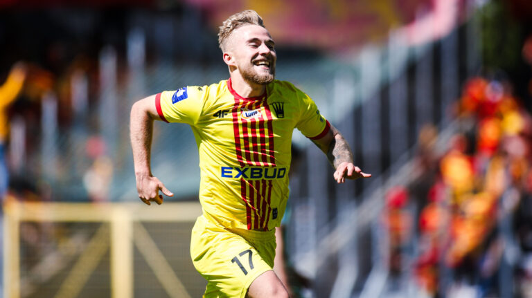 2025.04.27 Kielce
Pilka nozna PKO Ekstraklasa 2024/2025
Korona Kielce - Jagiellonia Bialystok
N/z gol bramka radosc Mariusz Fornalczyk
Foto Marta Badowska / PressFocus

2025.04.27 Kielce
Football Polish PKO Ekstraklasa Season 2024/2025
gol bramka radosc Mariusz Fornalczyk
Credit: Marta Badowska / PressFocus