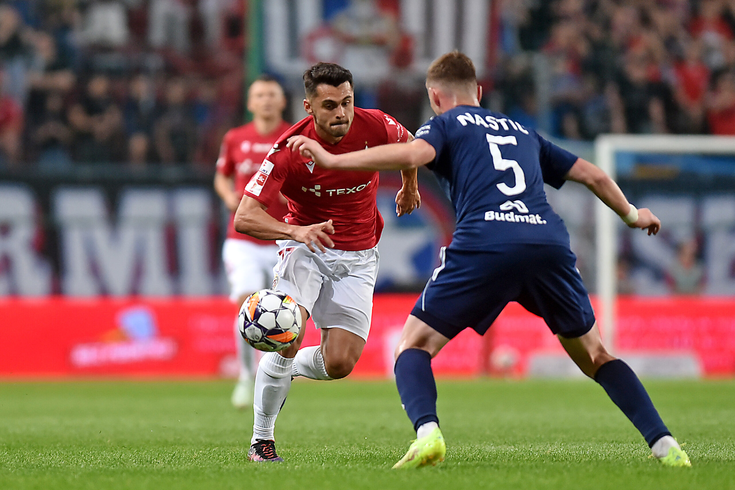 2025.05.02 Krakow
Pilka nozna , Betclic I liga , sezon 2024/25
Wisla Krakow - Wisla Plock
N/z Angel Baena, Bojan Nastic
Foto Krzysztof Porebski / PressFocus

2025.05.02 Krakow
Football , Polish league, second level , 2024/2025 season
Wisla Krakow - Wisla Plock
Angel Baena, Bojan Nastic
Credit: Krzysztof Porebski / PressFocus