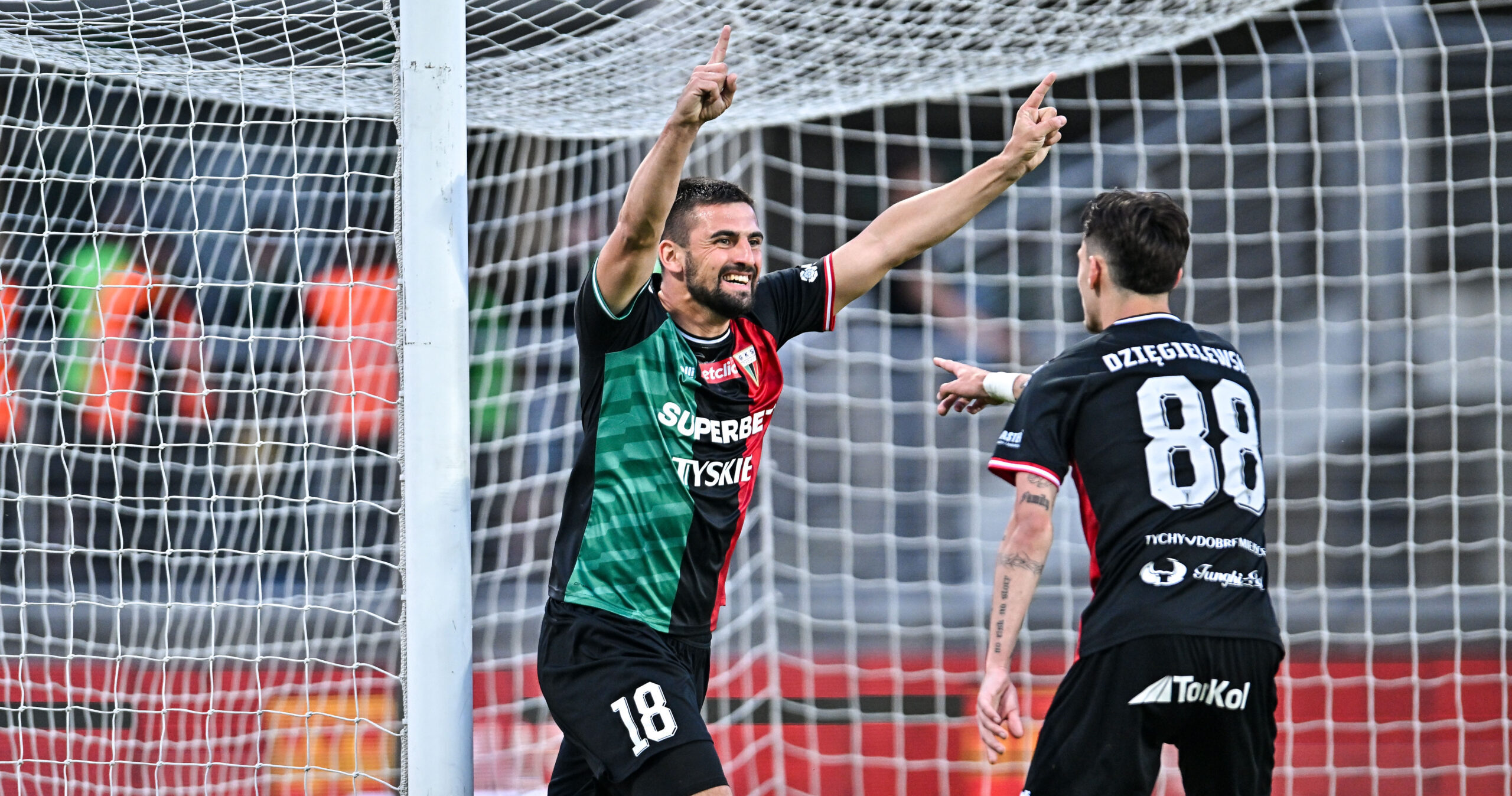 2025.05.03 Pruszkow
Pilka nozna Betclic 1 Liga sezon 2024/2025
Znicz Pruszkow - GKS Tychy
N/z Bramka gol radosc Bartosz Spiaczka
Foto Lukasz Sobala / PressFocus

2025.05.03 Pruszkow
Football Polish First League season 2024/2025
Znicz Pruszkow - GKS Tychy
Bramka gol radosc Bartosz Spiaczka
Credit: Lukasz Sobala / PressFocus