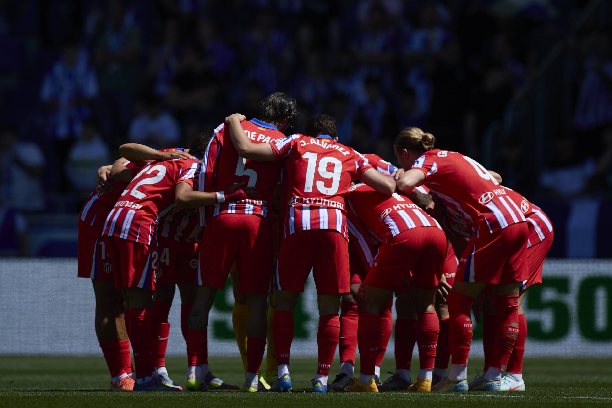 Deportivo Alaves v Atletico de Madrid - LaLiga EA Sports Players of Atletico de Madrid huddle prior to the LaLiga EA Sports match between Deportivo Alaves and Atletico de Madrid at Mendizorrotza on May 3, 2025, in Vitoria, Spain. Vitoria Mendizorrotza Basque Country Spain RL_DALVvATM_000011 Copyright: xRicardoxLarreinax
2025.05.03 Vitoria
pilka nozna , liga hiszpanska
Deportivo Alaves - Atletico Madryt
Foto IMAGO/PressFocus

!!! POLAND ONLY !!!