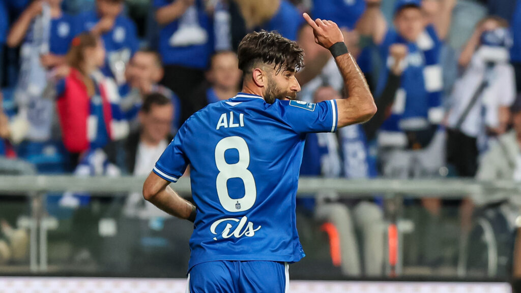 2025.05.03 Poznan
Pilka nozna Ekstraklasa sezon 2024/2025
Lech Poznan - Puszcza Niepolomice
N/z Ali Gholizadeh gol radosc bramka
Foto Pawel Jaskolka / PressFocus

2025.05.03 Poznan
Football Polish Ekstraklasa season 2024/2025
Lech Poznan - Puszcza Niepolomice
Credit: Pawel Jaskolka / PressFocus
