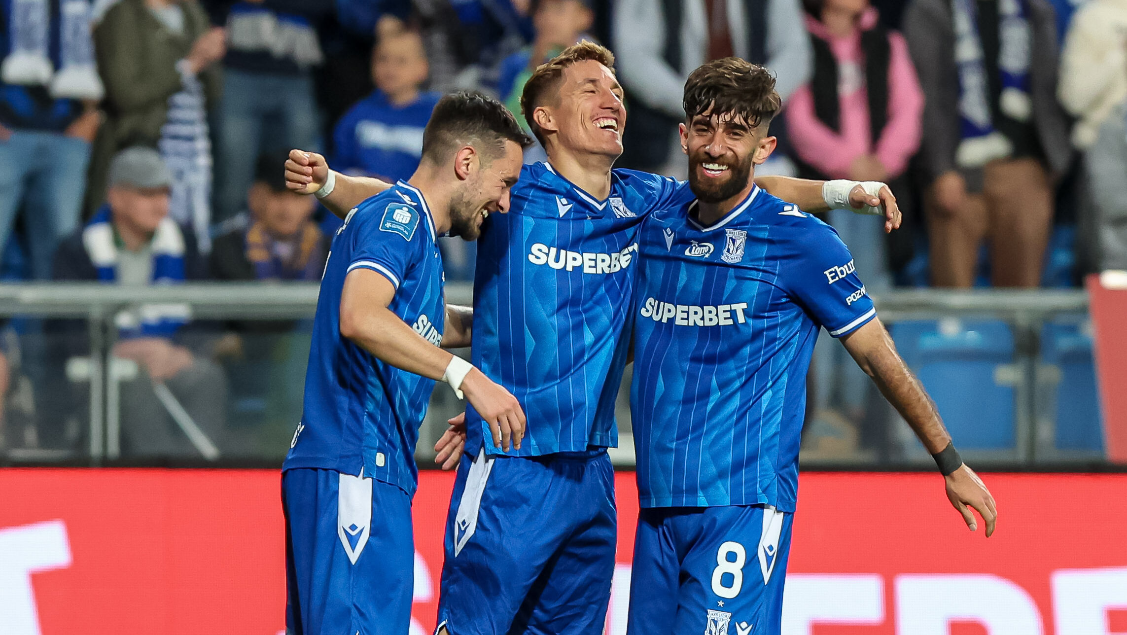 2025.05.03 Poznan
Pilka nozna Ekstraklasa sezon 2024/2025
Lech Poznan - Puszcza Niepolomice
N/z Afonso Sousa Ali Gholizadeh Joel Pereira gol radosc bramka
Foto Pawel Jaskolka / PressFocus

2025.05.03 Poznan
Football Polish Ekstraklasa season 2024/2025
Lech Poznan - Puszcza Niepolomice
Credit: Pawel Jaskolka / PressFocus