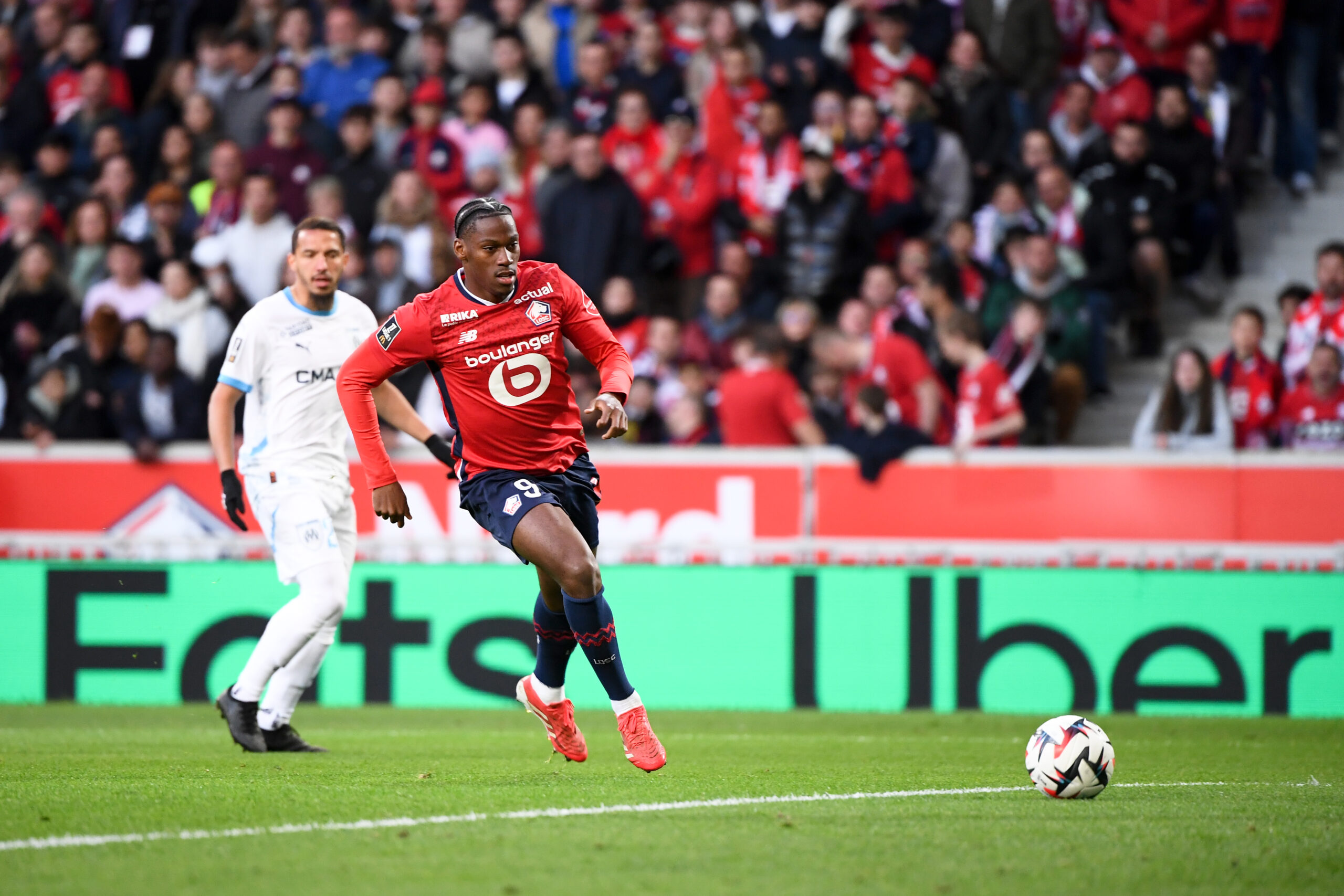 09 Jonathan Christian DAVID (losc) during the Ligue 1 MCDonald&#039;s match between Lille and Marseille at Stade Pierre-Mauroy on May 4, 2025 in Lille, France. (Photo by Philippe Lecoeur/FEP/Icon Sport/Sipa USA)
2025.05.04 Lille
pilka nozna liga francuska
LOSC Lille - Olympique Marsylia
Foto Icon Sport/SIPA USA/PressFocus

!!! POLAND ONLY !!!