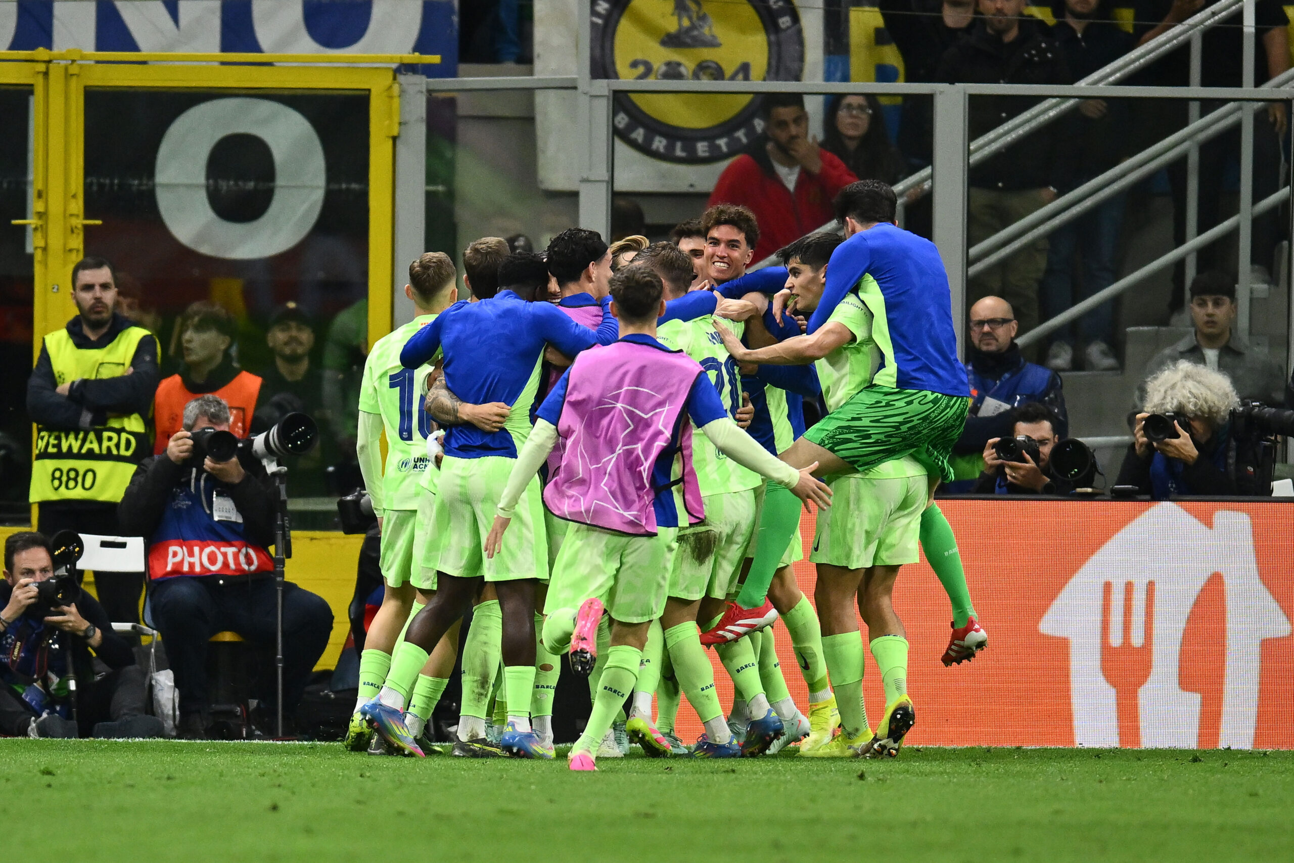 the UEFA Champions League 2024/25 Semi Final Second Leg match between FC Internazionale Milano and FC Barcelona at San Siro Stadium on May 6, 2025 in Milan, Italy (Photo by Domenico Cippitelli/IPA Sport / ipa-agency.net/IPA/Sipa USA)
2025.05.07 Mediolan
pilka nozna liga mistrzow
Inter Mediolan - FC Barcelona
Foto IPA/SIPA USA/PressFocus

!!! POLAND ONLY !!!