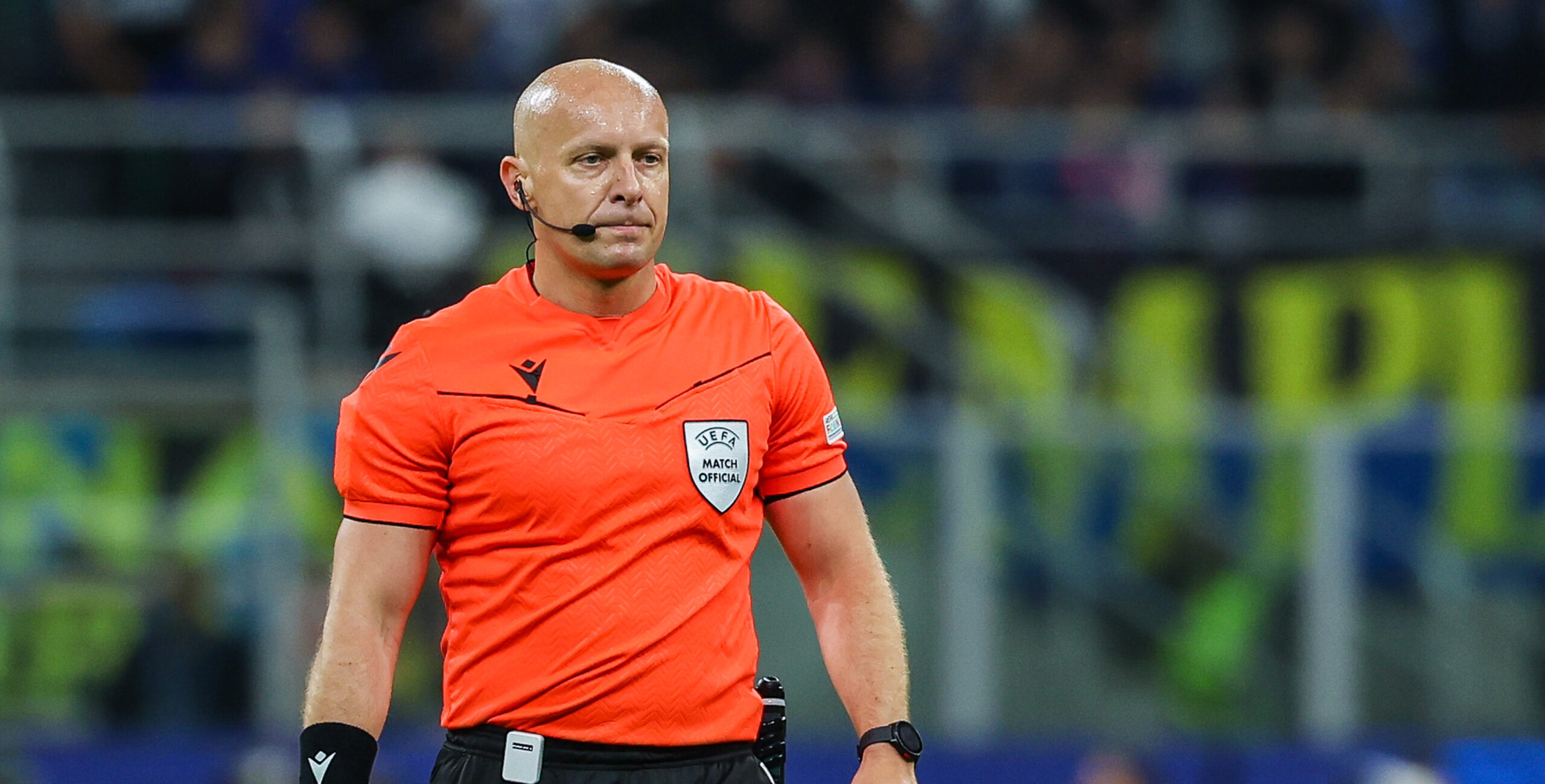 Referee Szymon Marciniak seen in action during UEFA Champions League 2024/25 Semi Final - 2nd leg football match between FC Internazionale and FC Barcelona at San Siro Stadium (Photo by Fabrizio Carabelli/IPA Sport / ipa-agency.net/IPA/Sipa USA)
2025.05.07 Mediolan
pilka nozna liga mistrzow
Inter Mediolan - FC Barcelona
Foto IPA/SIPA USA/PressFocus
!!! POLAND ONLY !!!