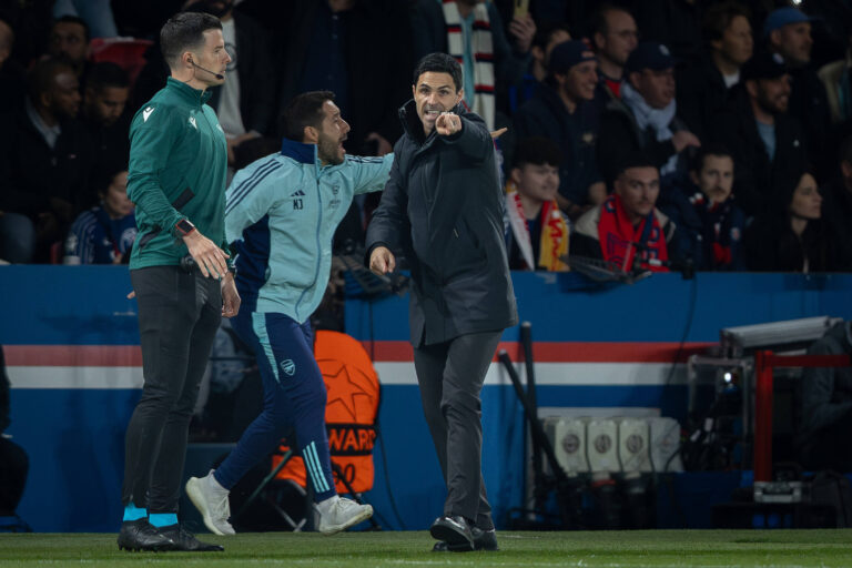 Paris Saint-Germain v Arsenal Arsenal manager Mikel Arteta argues with fourth official Harm Osmers during the Paris Saint-Germain v Arsenal UEFA Champions League Semi-final 2nd leg at the Parc de Princes, Paris, France on 7 May 2025 Credit: Ian Stephen/Every Second Media Editorial use only. All images are copyright Every Second Media Limited. No images may be reproduced without prior permission. Copyright: xIMAGO/EveryxSecondxMediax ESM-1469-0153 IanxStephenx/xEveryxSecondxMediax
2025.05.07 Paryz
pilka nozna , Liga Mistrzow
Paris Saint-Germain - Arsenal Londyn
Foto IMAGO/PressFocus

!!! POLAND ONLY !!!
