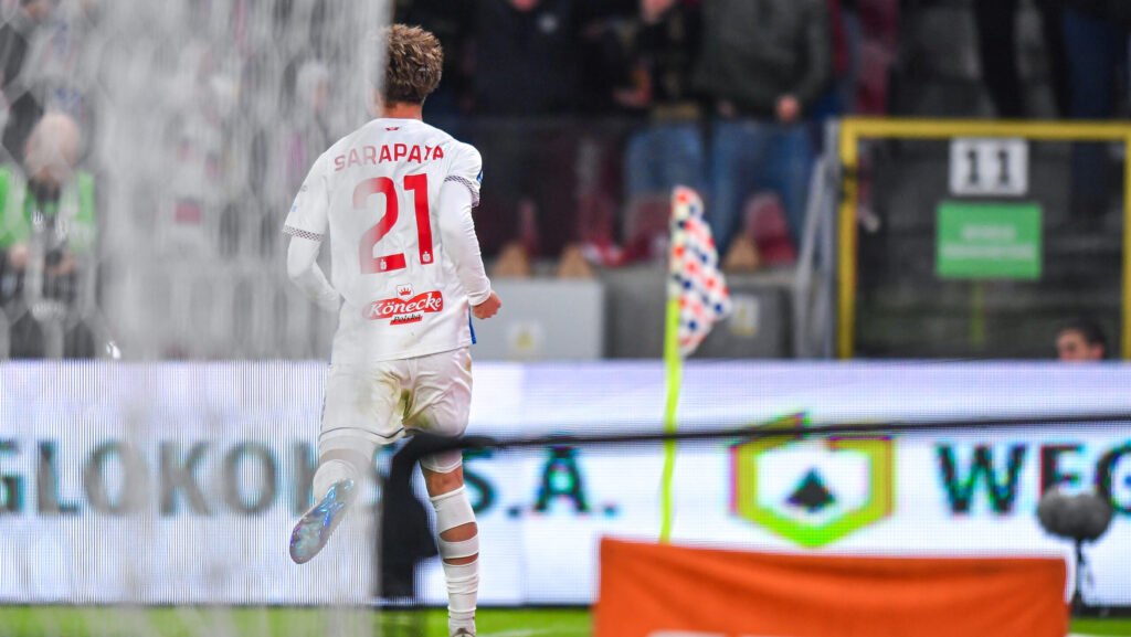 2025.05.09 Zabrze
Pilka nozna PKO BP Ekstraklasa Sezon 2024/2025
Gornik Zabrze - Slask Wroclaw
N/z Dominik Sarapata, radosc, radosc po golu, radosc po bramce
Foto Marcin Bulanda / PressFocus

2025.05.09 Zabrze
Football Polish PKO BP Ekstraklasa League Season 2024/2025
Gornik Zabrze - Slask Wroclaw
Dominik Sarapata, radosc, radosc po golu, radosc po bramce
Credit: Marcin Bulanda / PressFocus