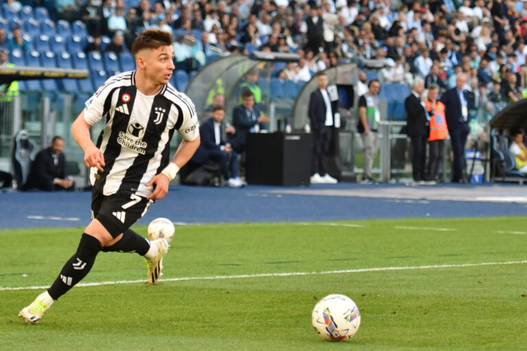 Francisco Conceicao during Serie A Enilive Football Match, Lazio vs Juventus, 10 May 2025 (Photo by Andrea Rosito/IPA Sport / ipa-agency.net/IPA/Sipa USA)
2025.05.10 Rzym
pilka nozna liga wlsoka
SS Lazio Rzym - Juventus Turyn
Foto IPA/SIPA USA/PressFocus
!!! POLAND ONLY !!!