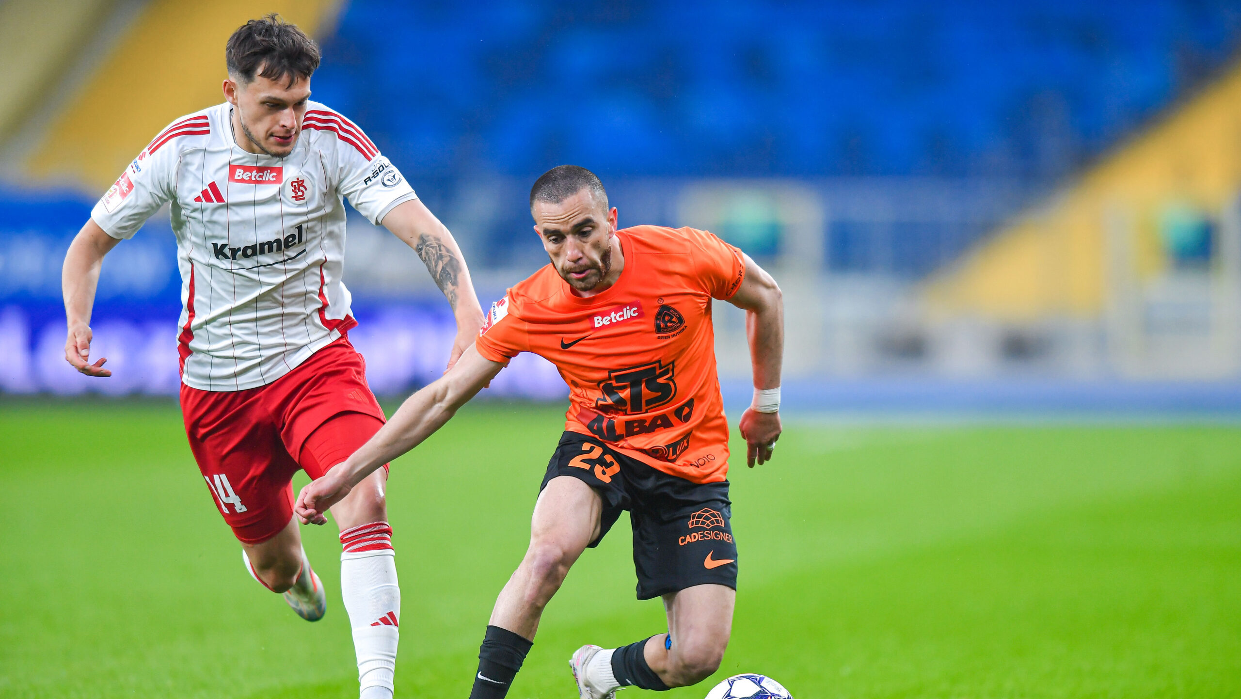 2025.05.10 Chorzow
Pilka nozna Pierwsza Liga Betclic 1 Liga Sezon 2024/2025
Ruch Chorzow - LKS Lodz
N/z Michal Mokrzycki, Mo Mezghrani
Foto Marcin Bulanda / PressFocus

2025.05.10 Chorzow
Football Polish Betclic First I League Season 2024/2025
Ruch Chorzow - LKS Lodz
Michal Mokrzycki, Mo Mezghrani
Credit: Marcin Bulanda / PressFocus