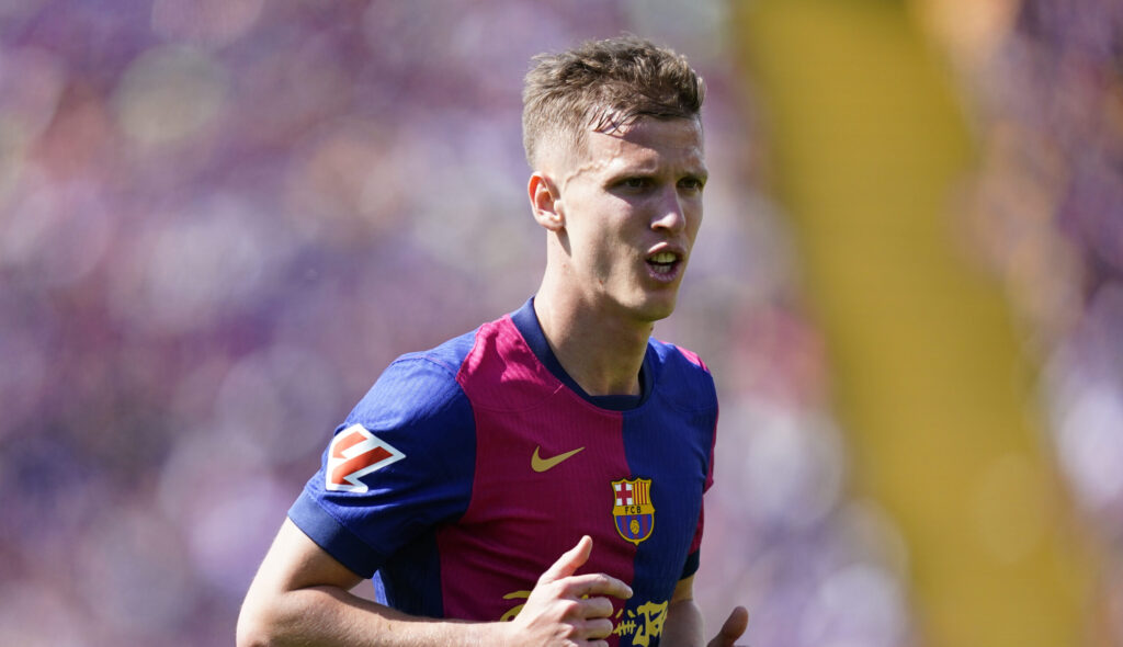 Dani Olmo of FC Barcelona  during the La Liga EA Sports match between FC Barcelona and Real Madrid CF played at Lluis Companys Stadium on 11 May 2025 in Barcelona, Spain. (Photo by Sergio Ruiz / Imago)  (Photo by pressinphoto/Sipa USA)
2025.05.11 Barcelona
pilka nozna liga hiszpanska
FC Barcelona - Real Madryt
Foto PRESSINPHOTO/SIPA USA/PressFocus

!!! POLAND ONLY !!!