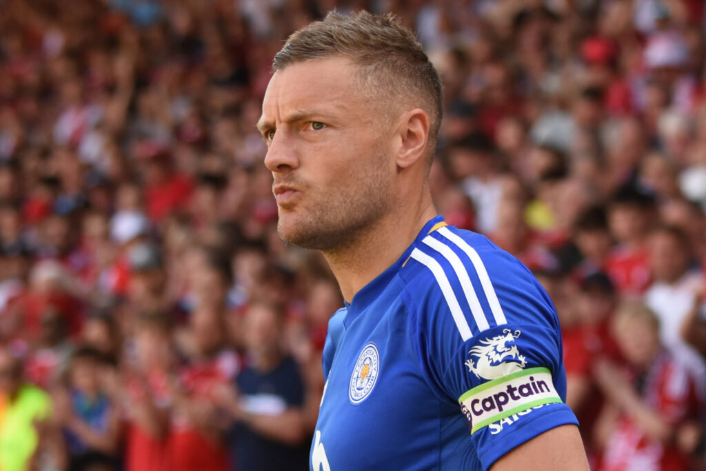 Nottingham Forest v Leicester City, English Premier League, The City Ground, Nottingham, UK - 11 May 2025 Leicester City s Jamie Vardy leads his team out , UK NEWSPAPERS OUT Copyright: xRichardxBowcottx
2025.05.11 Nottingham
pilka nozna , liga angielska
Nottingham Forest - Leicester City
Foto IMAGO/PressFocus

!!! POLAND ONLY !!!