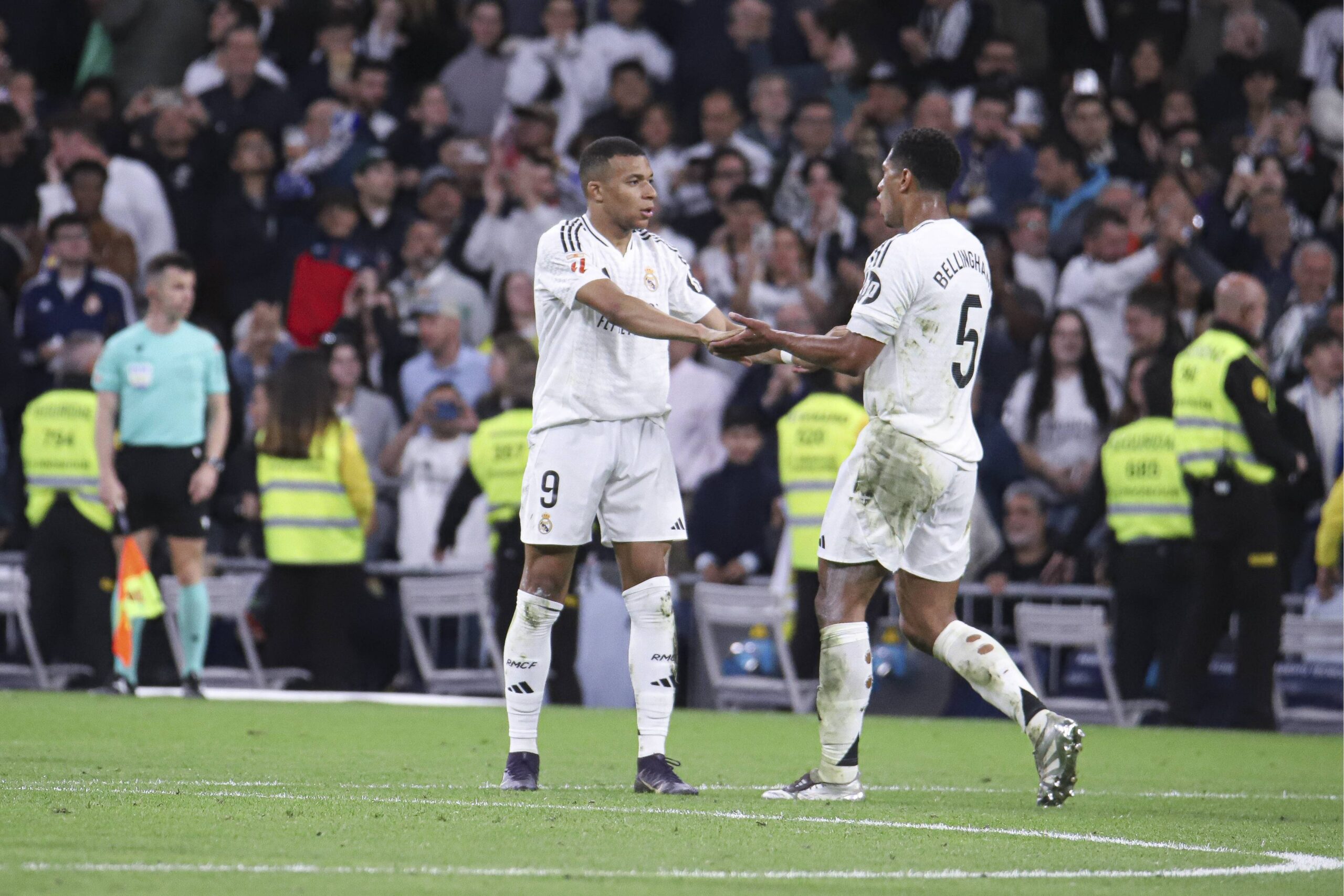 Spanish La Liga EA Sports soccer match Real Madrid vs Mallorca at Santiago bernabeu Stadium in Madrid, Spain 15 May 2025 Kylian Mbappe celebrates a goal 900/Cordon Press PUBLICATIONxNOTxINxFRAxESP 900/CordonxPress LOF - Real Madrid vs Mallorca
2025.05.14 Madryt
pilka nozna , liga hiszpanska
Real Madryt - RCD Mallorca
Foto IMAGO/PressFocus
!!! POLAND ONLY !!!