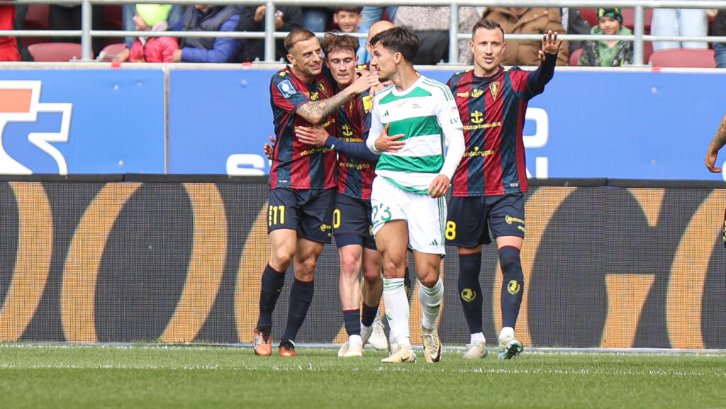 2025.05.17 Szczecin
pilka nozna PKO Ekstraklasa sezon 2024/2025
Pogon Szczecin - Lechia Gdansk
N/z gol bramka radosc Adrian Przyborek Elias Olsson
Foto Szymon Gorski / PressFocus

2025.05.17 Szczecin
Football - Polish PKO Ekstraklasa season 2024/2025
Pogon Szczecin - Lechia Gdansk
gol bramka radosc Adrian Przyborek Elias Olsson
Credit: Szymon Gorski / PressFocus