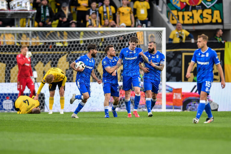 2025.05.18 Katowice
Pilka nozna PKO Ekstraklasa sezon 2024/2025
GKS Katowice - Lech Poznan
N/z Patrik Walemark radosc gol
Foto Mateusz Sobczak / PressFocus

2025.05.18 Katowice
Football Polish League PKO Ekstraklasa season 2024/2025
GKS Katowice - Lech Poznan
Patrik Walemark radosc gol
Credit: Mateusz Sobczak / PressFocus