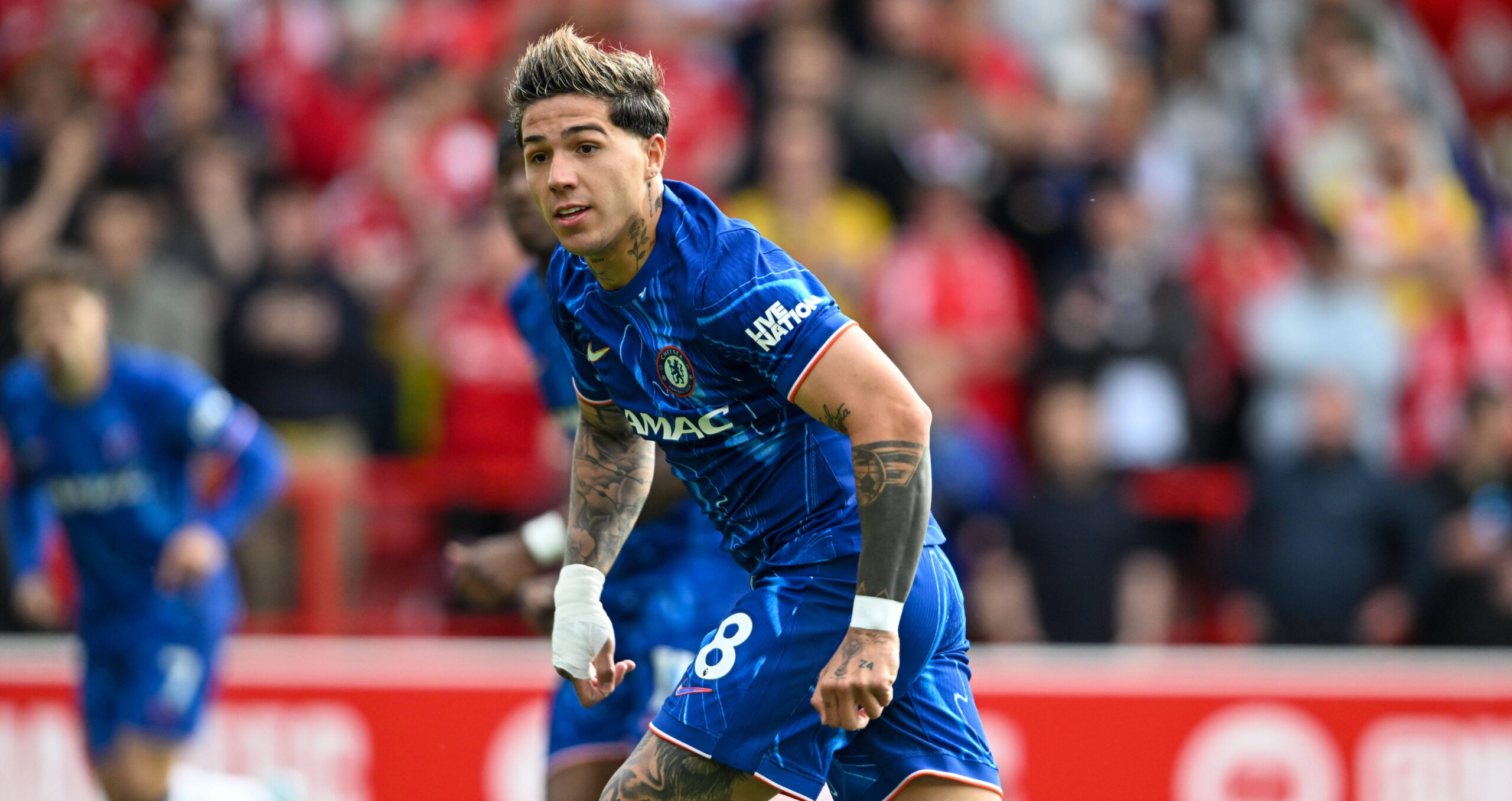 Nottingham Forest v Chelsea Premier League 25/05/2025. Chelsea Football Club midfielder Enzo Fernandez 8 during the Premier League match between Nottingham Forest and Chelsea at the City Ground, Nottingham, England on 25 May 2025. Editorial use only DataCo restrictions apply See www.football-dataco.com , Copyright: xWaynexTuckwellx PSI-22152-0550
2025.05.25 Nottingham
pilka nozna , liga angielska
Nottingham Forest - Chelsea Londyn
Foto IMAGO/PressFocus
!!! POLAND ONLY !!!