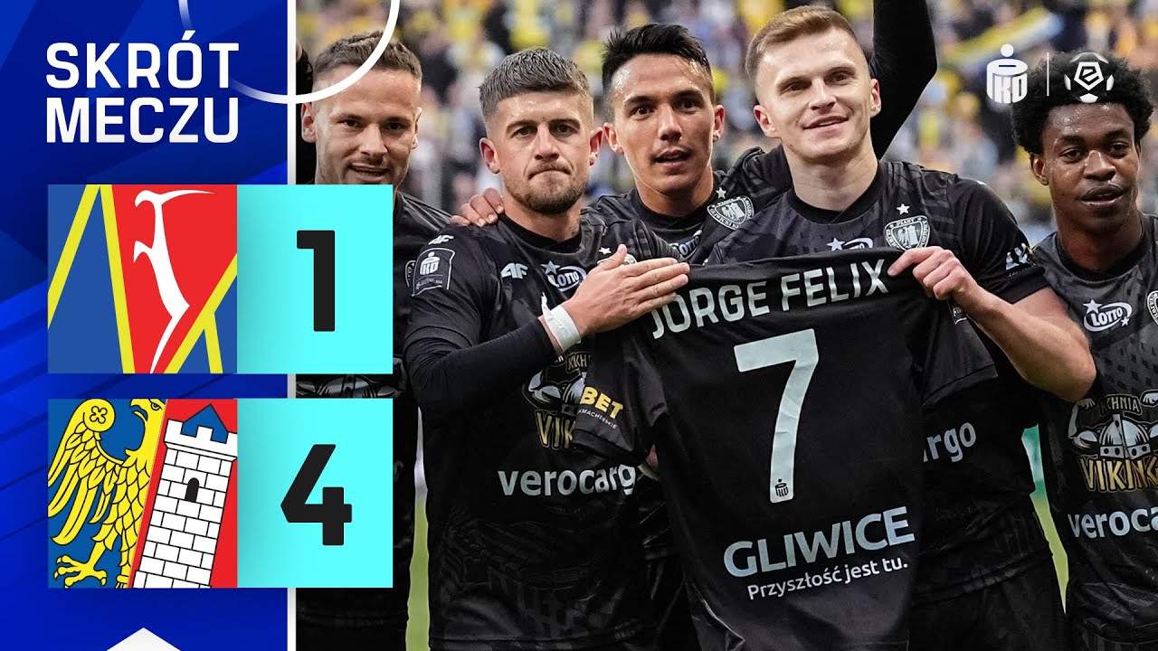 SKRÓT MECZU: Motor Lublin 1:4 Piast Gliwice