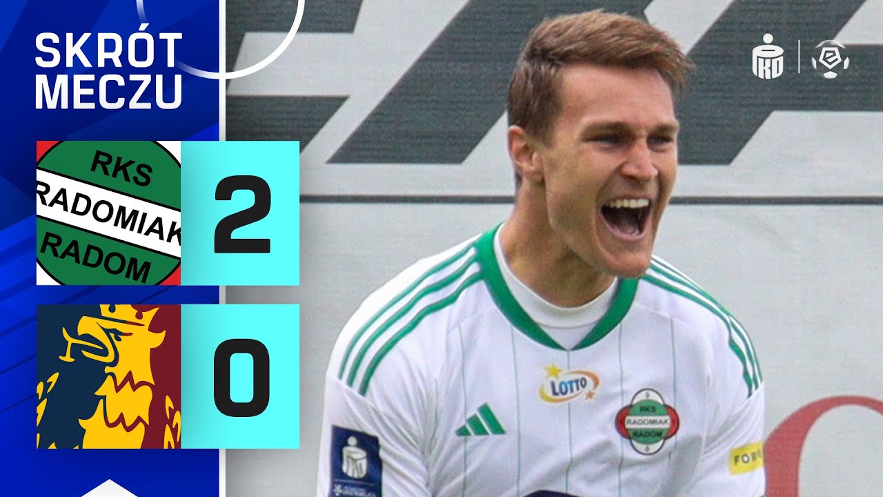 SKRÓT MECZU: Radomiak 2:0 Pogoń