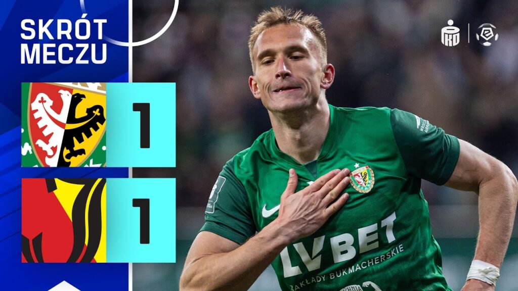 SKRÓT MECZU: Śląsk 1:1 Jagiellonia