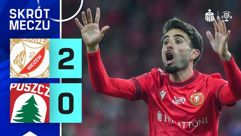 SKRÓT MECZU: Widzew Łódź 2:0 Puszcza Niepołomice