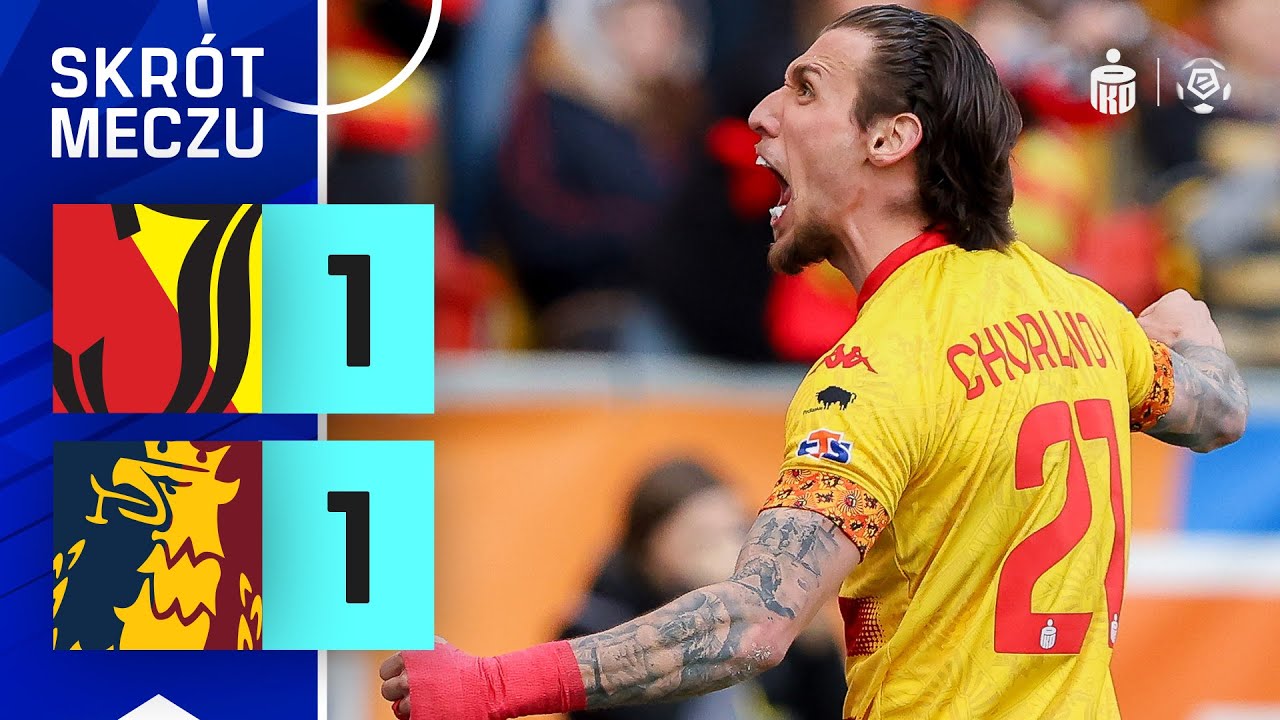 SKRÓT MECZU: Jagiellonia Białystok 1:1 Pogoń Szczecin