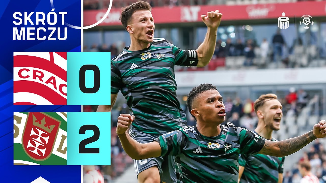 SKRÓT MECZU: Cracovia 0:2 Lechia Gdańsk