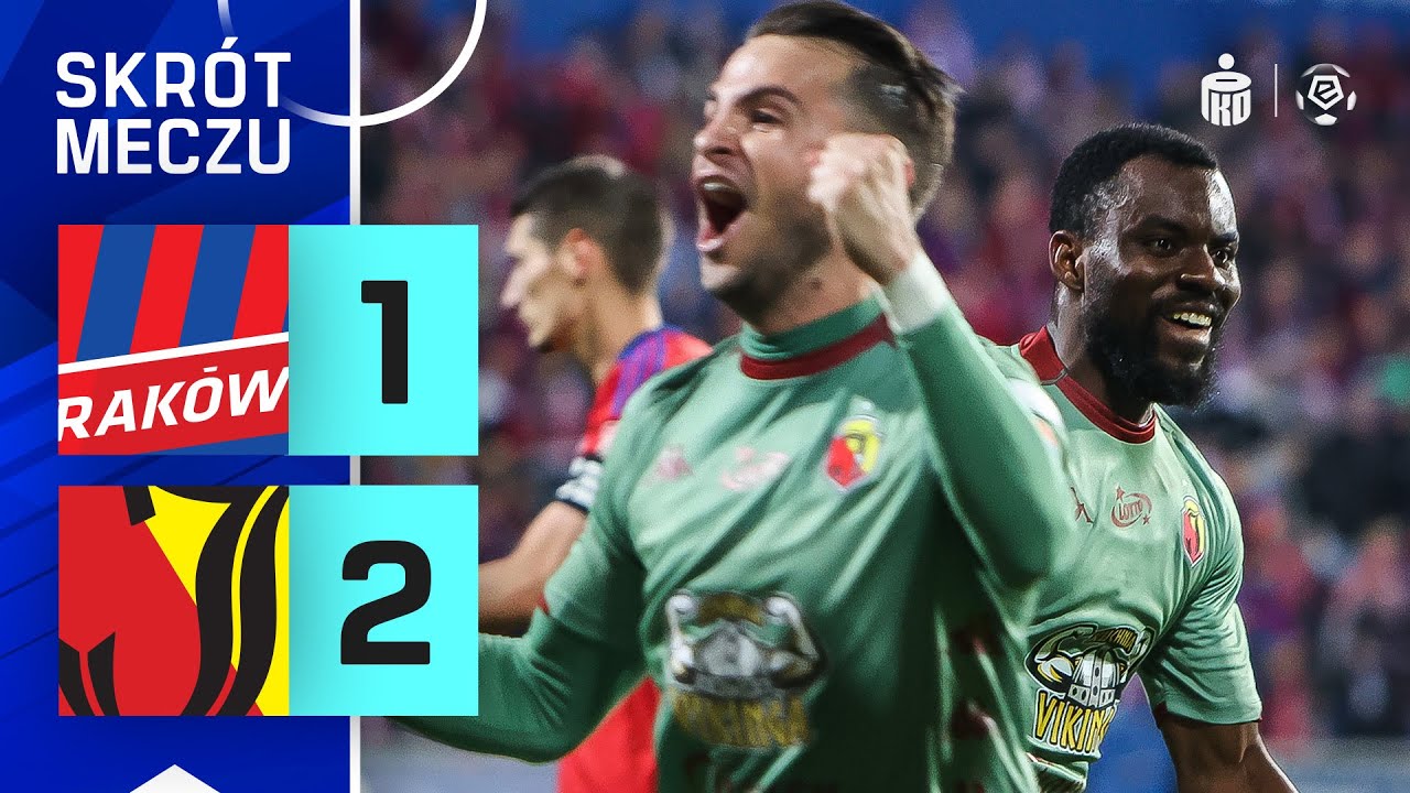 SKRÓT MECZU: Raków 1:2 Jagiellonia
