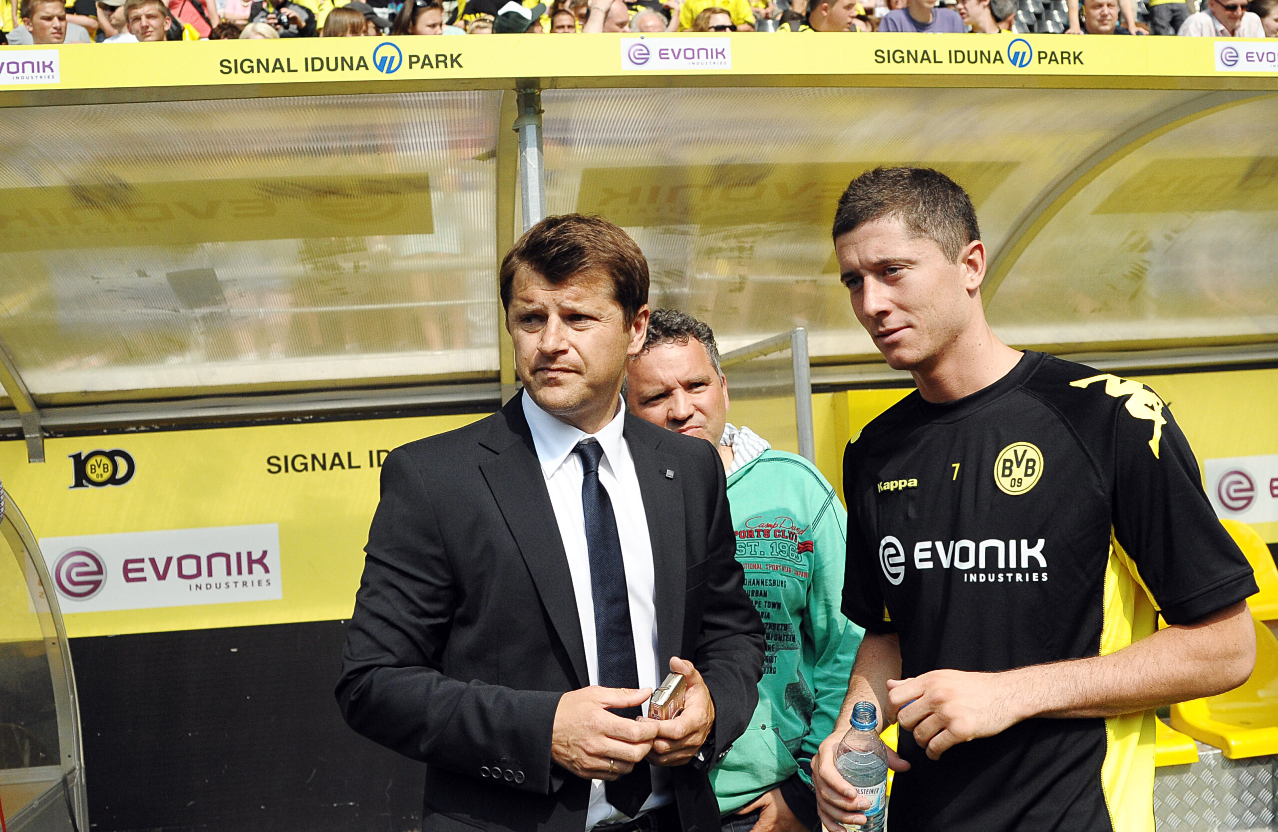 2010.07.04 DORTMUND
PILKA NOZNA
ROBERT LEWANDOWSKI I LUKASZ PISZCZEK W BORUSSII DORTMUND 
N/Z CEZARY KUCHARSKI ROBERT LEWANDOWSKI
FOT NORBERT BARCZYK / PRESSFOCUS