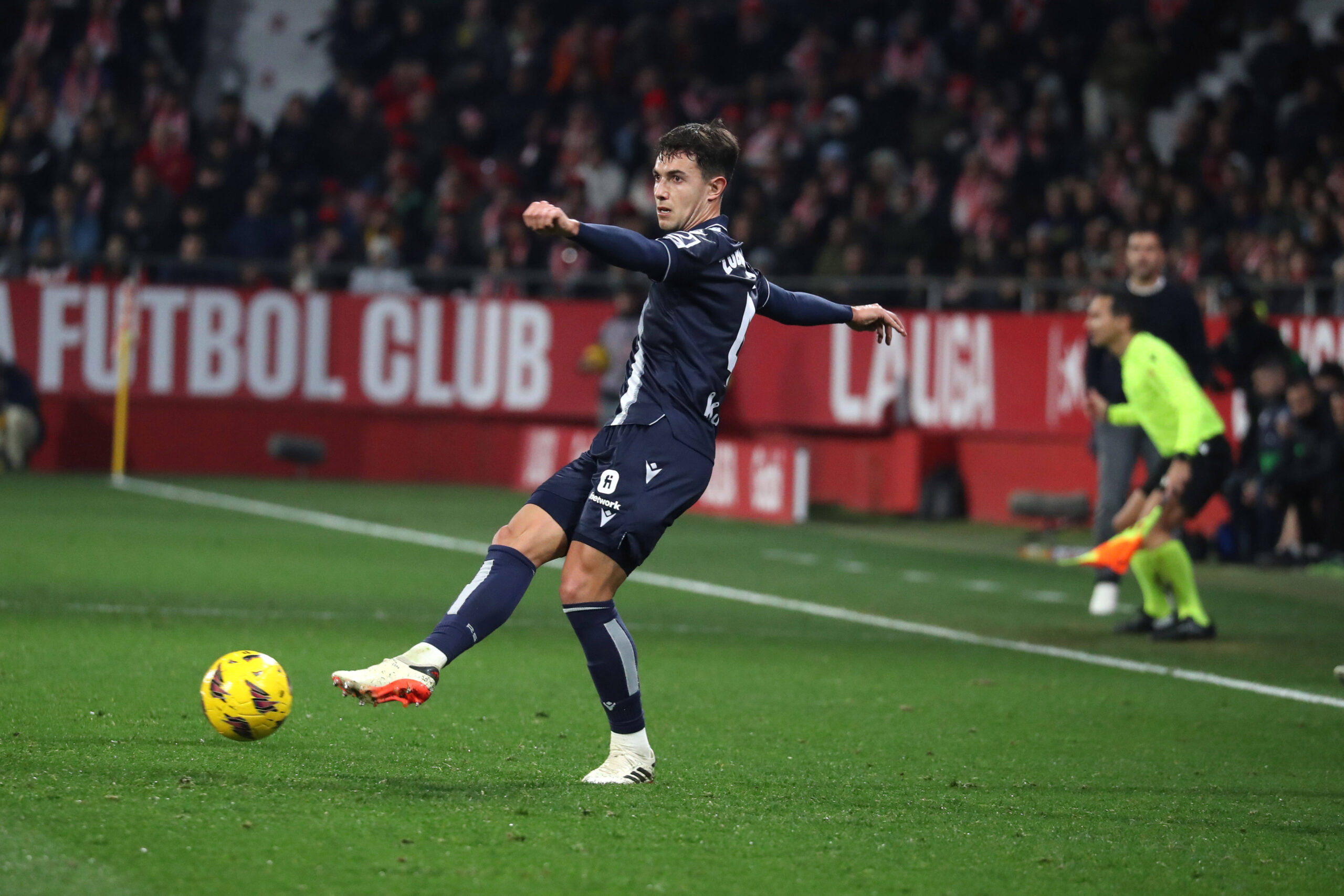 SPAIN, GIRONA, FEBRUARY 03. Martin Zubimendi of Real Sociedad during LaLiga EA Sports football match between Girona FC and Real Sociedad on February 03, 2024 at Estadio Municipal de Montilivi in Girona, Spain. Photo by Manuel Blondeau/ AOP.Press//AOPPRESS_AOP0438/Credit:Manuel Blondeau/AOP/SIPA/2402041350
2024.02.03 Girona
Pilka nozna liga hiszpanska
Girona FC - Real Sociedad San Sebastian
Foto Manuel Blondeau/AOP/SIPA/PressFocus

!!! POLAND ONLY !!!