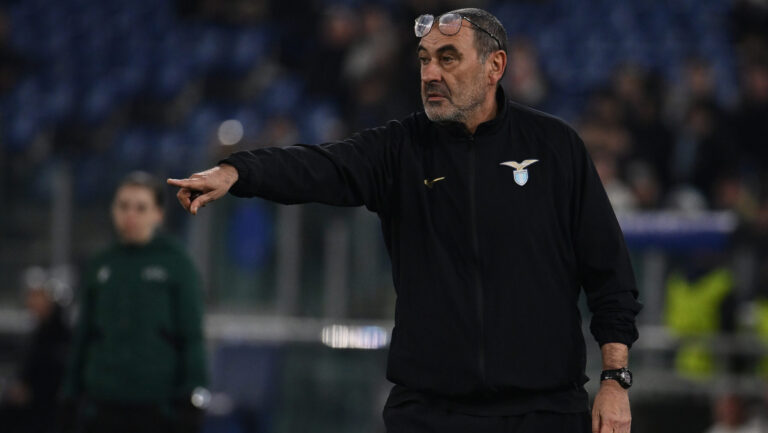 Maurizio Sarri of S.S. Lazio during the round of 16 of the UEFA Champions League between S.S. Lazio vs F.C. Bayern Munich on 14 February 2024 at the Olympic Stadium in Rome, Italy. (Photo by Domenico Cippitelli/IPA Sport / /IPA/Sipa USA)
2024.02.14 Rome
pilka nozna liga europy
SS Lazio - Bayern Monachium
Foto Domenico Cippitelli/IPA Sport / ipa-agency.net/SIPA USA/PressFocus

!!! POLAND ONLY !!!