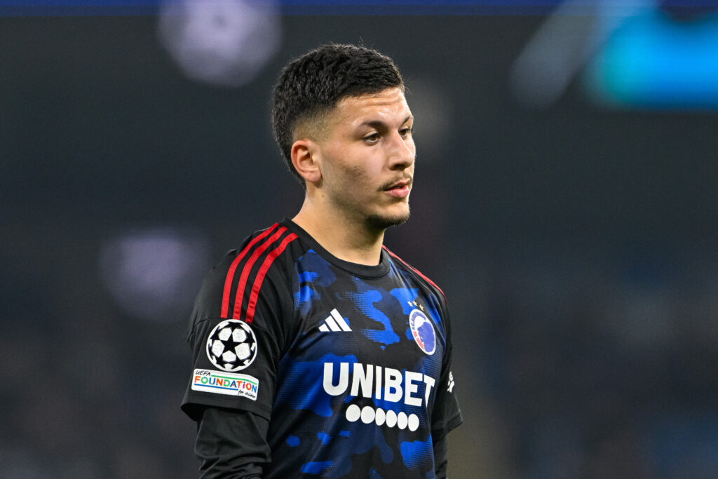 Roony Bardghji of FC Copenhagen during the UEFA Champions League match Manchester City vs F.C. Copenhagen at Etihad Stadium, Manchester, United Kingdom, 6th March 2024

(Photo by Cody Froggatt/News Images) in ,  on 3/6/2024. (Photo by Cody Froggatt/News Images/Sipa USA)
2024.03.06 Manchester
pilka nozna liga mistrzow
Manchester City - FC Kopenhaga
Foto Cody Froggatt/News Images/SIPA USA/PressFocus

!!! POLAND ONLY !!!