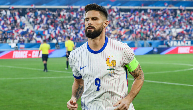 GIROUD of France during the friendly football match between France and Canada at the Matmut Atlantique Stadium on June 9, 2024, in Bordeaux, France.//BENAYACHEADIL_1306.10529/Credit:Adil Benayache/SIPA/2406101001
2024.06.10 Bordeaux
Pilka nozna Miedzynarodowy mecz towarzyski
Francja - Kanada
Foto Adil Benayache/SIPA/PressFocus

!!! POLAND ONLY !!!