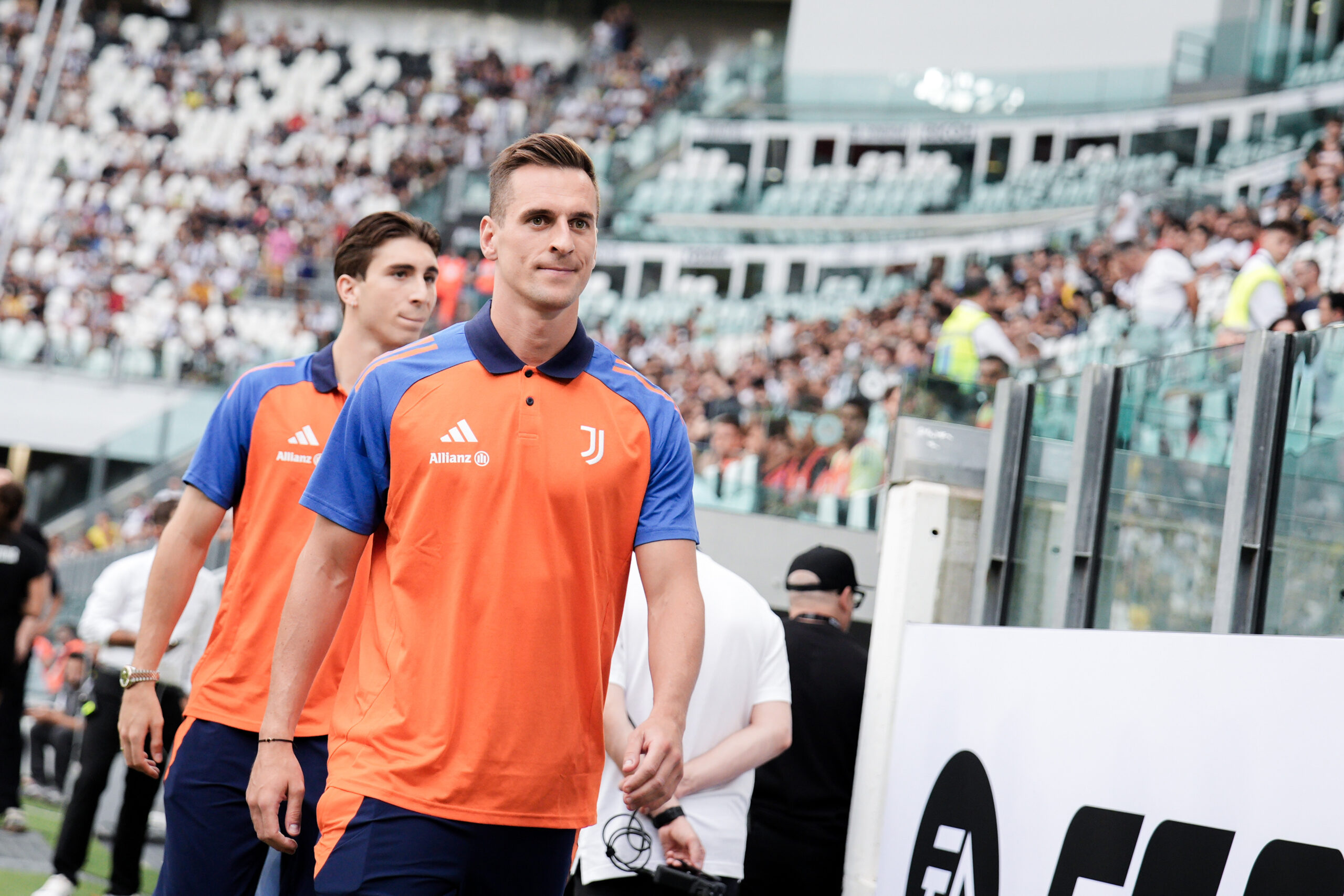 JuventusÕ Arkadiusz Milik during the pre season friendly soccer match between Juventus and Juvetus Next Gen at the Allianz Stadium in Torino, north west Italy - Tuesday, August 6, 2024. Sport - Soccer . (Photo by Marco Alpozzi/Lapresse) (Photo by Marco Alpozzi/LaPresse/Sipa USA)
2024.08.06 Turyn
pilka nozna sparing mecz towarzyski
Juventus Turyn - Juventus Next Gen
Foto Marco Alpozzi/LaPresse/SIPA USA/PressFocus

!!! POLAND ONLY !!!
