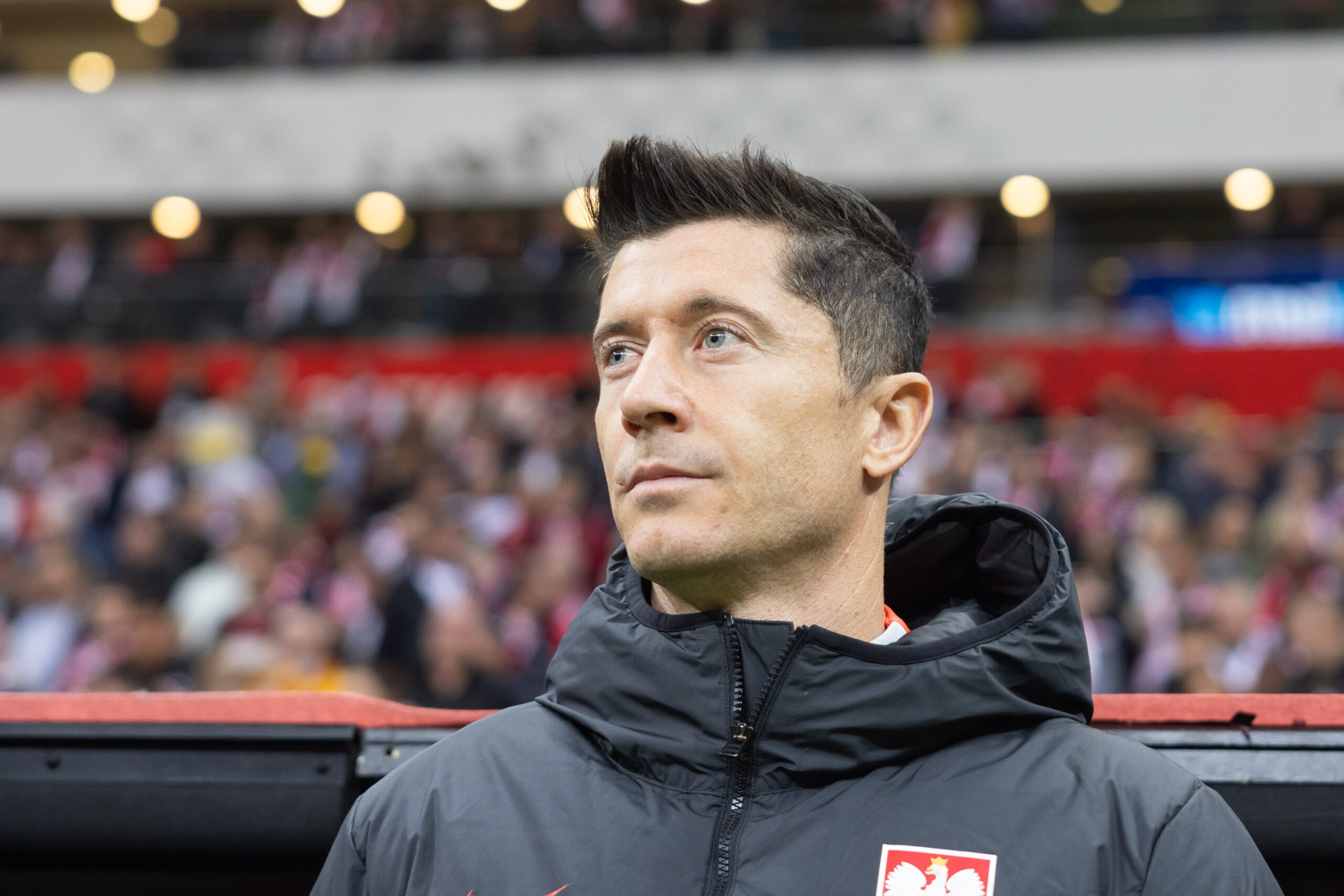 2024.10.15 Warszawa
pilka nozna UEFA Liga Narodow
Polska - Chorwacja
N/z Robert Lewandowski
Foto Marcin Karczewski / PressFocus
2024.10.15 Warsaw
Football - UEFA Nations League
Poland - Croatia
Robert Lewandowski
Credit: Marcin Karczewski / PressFocus