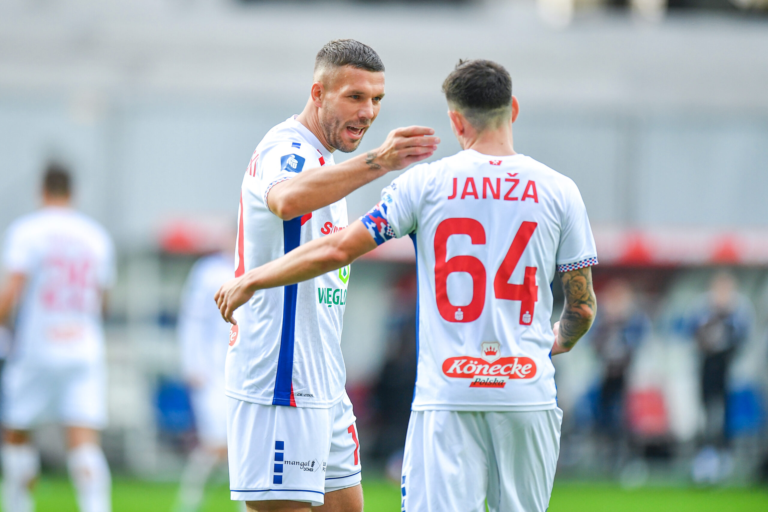 2024.10.20 Zabrze
Pilka nozna PKO BP Ekstraklasa Sezon 2024/2025
Gornik Zabrze - Stal Mielec
N/z Lukas Podolski, Erik Janza, radosc, radosc po golu, radosc po bramce
Foto Marcin Bulanda / PressFocus

2024.10.20 Zabrze
Football Polish PKO BP Ekstraklasa League Season 2024/2025
Gornik Zabrze - Stal Mielec
Lukas Podolski, Erik Janza, radosc, radosc po golu, radosc po bramce
Credit: Marcin Bulanda / PressFocus