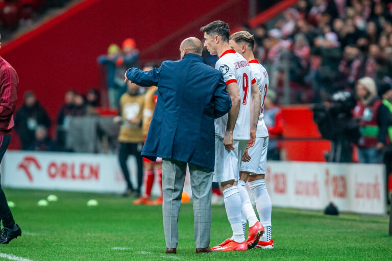 2025.03.25 Warszawa
Pilka nozna, FIFA Kwalifikacje do Mistrzostw Swiata
Polska - Malta
N/z lawka rezerwowych rezerwowy zmiana Michal Probierz Robert Lewandowski Matty Cash
Foto Mateusz Porzucek PressFocus

2025.03.25 Warszawa
FIFA World Cup qualification Poland - Malta
Polska - Malta
lawka rezerwowych rezerwowy zmiana Michal Probierz Robert Lewandowski Matty Cash
Credit: Mateusz Porzucek PressFocus
