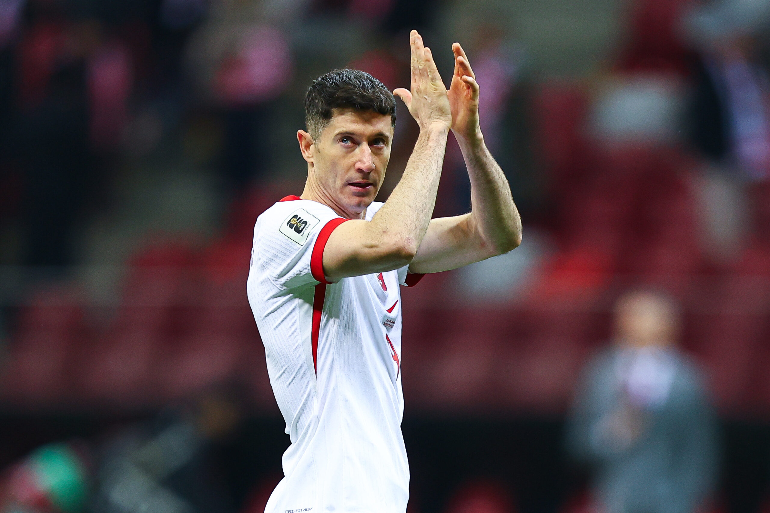 2025.03.24 Warszawa
pilka nozna FIFA Kwalifikacje do Mistrzostw Swiata
Polska - Malta
N/z Robert Lewandowski podziekowanie po wygranej
Foto Pawel Andrachiewicz / PressFocus

2025.03.24 Warsaw
Football - FIFA World Cup qualification
Poland - Malta
Robert Lewandowski podziekowanie po wygranej
Credit: Pawel Andrachiewicz / PressFocus